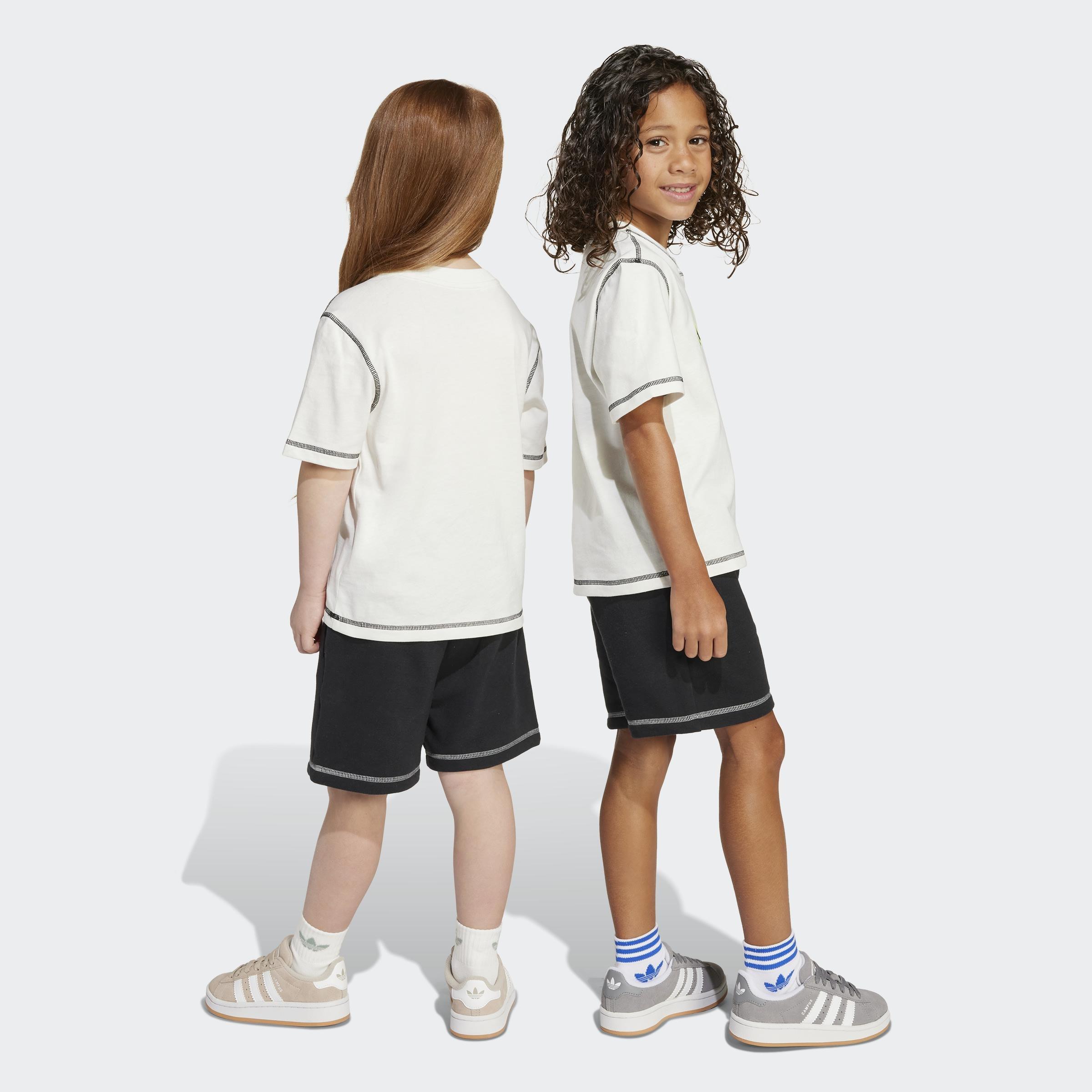 Kids Unisex Short T-Shirt Set, White, A701_ONE, large image number 0