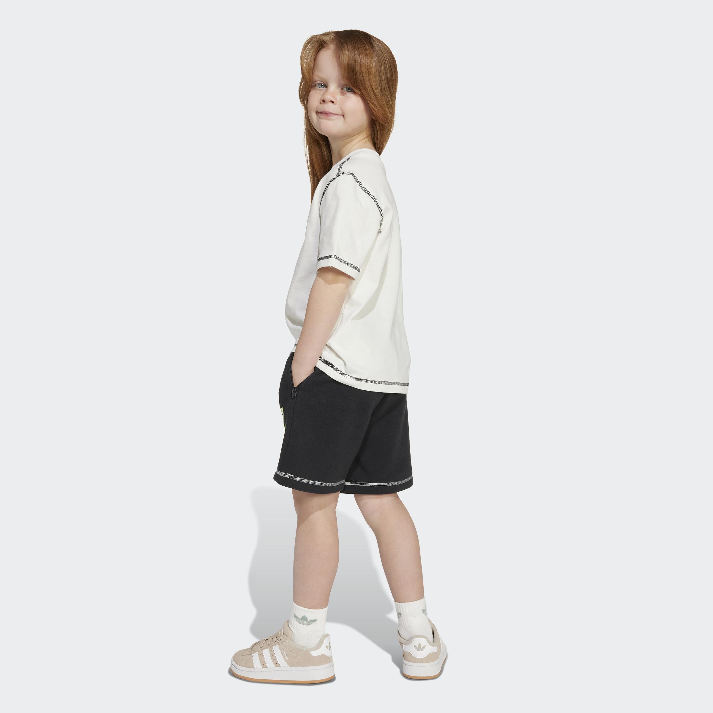 Kids Unisex Short T-Shirt Set, White, A701_ONE, large image number 1