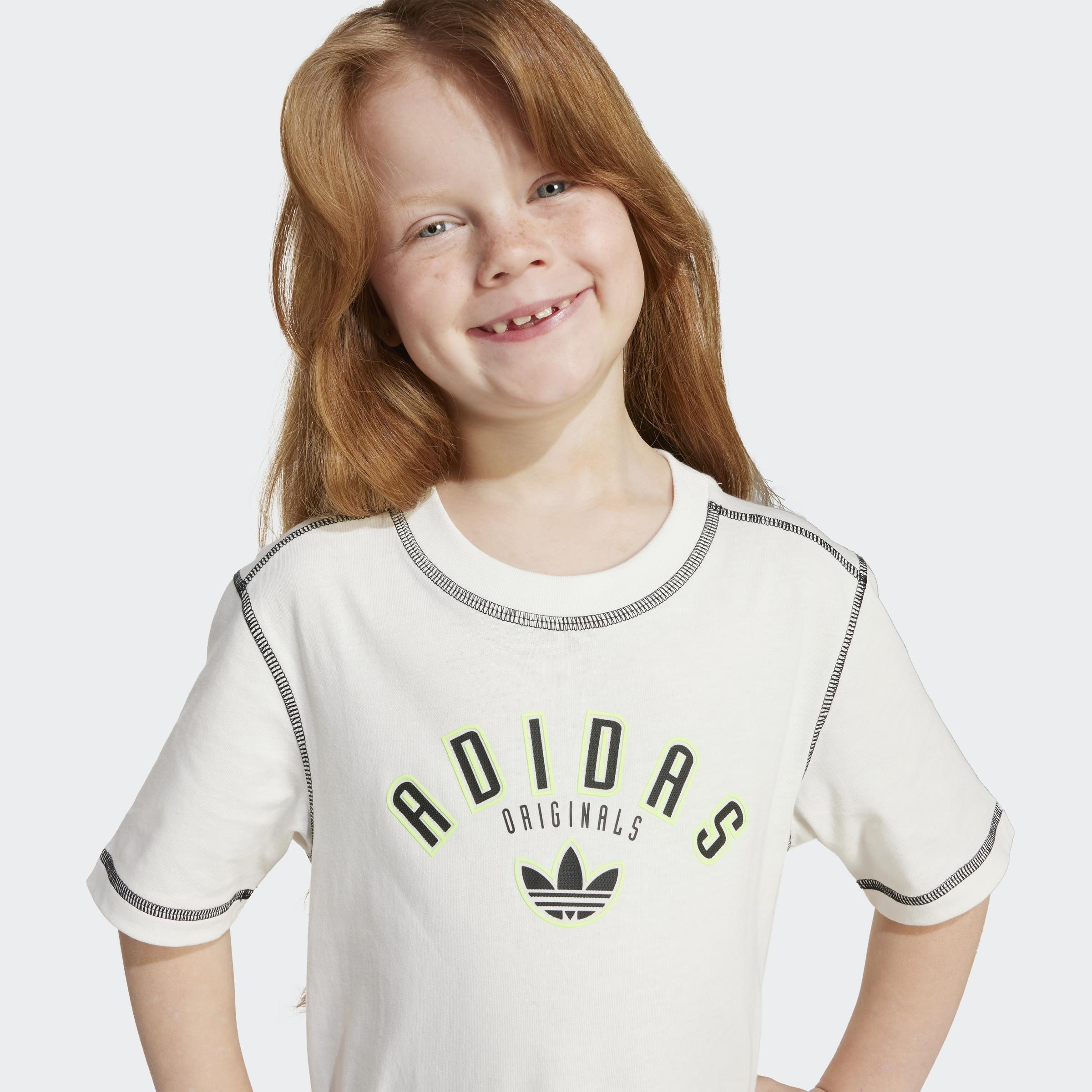 Kids Unisex Short T-Shirt Set, White, A701_ONE, large image number 3