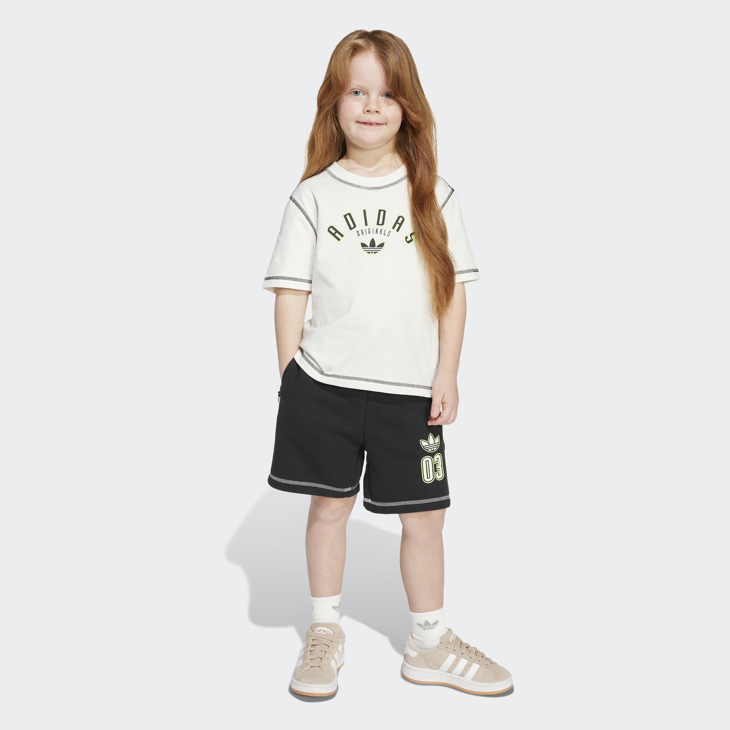 Kids Unisex Short T-Shirt Set, White, A701_ONE, large image number 7