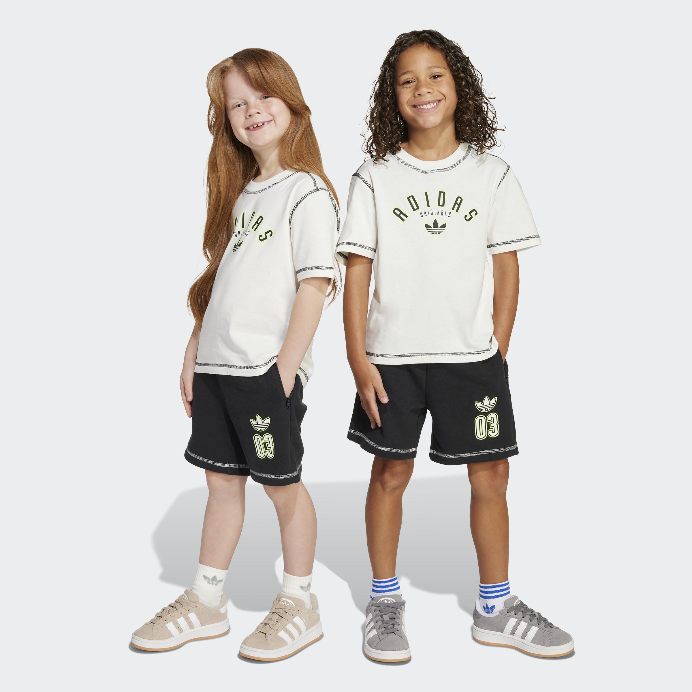 Kids Unisex Short T-Shirt Set, White, A701_ONE, large image number 8