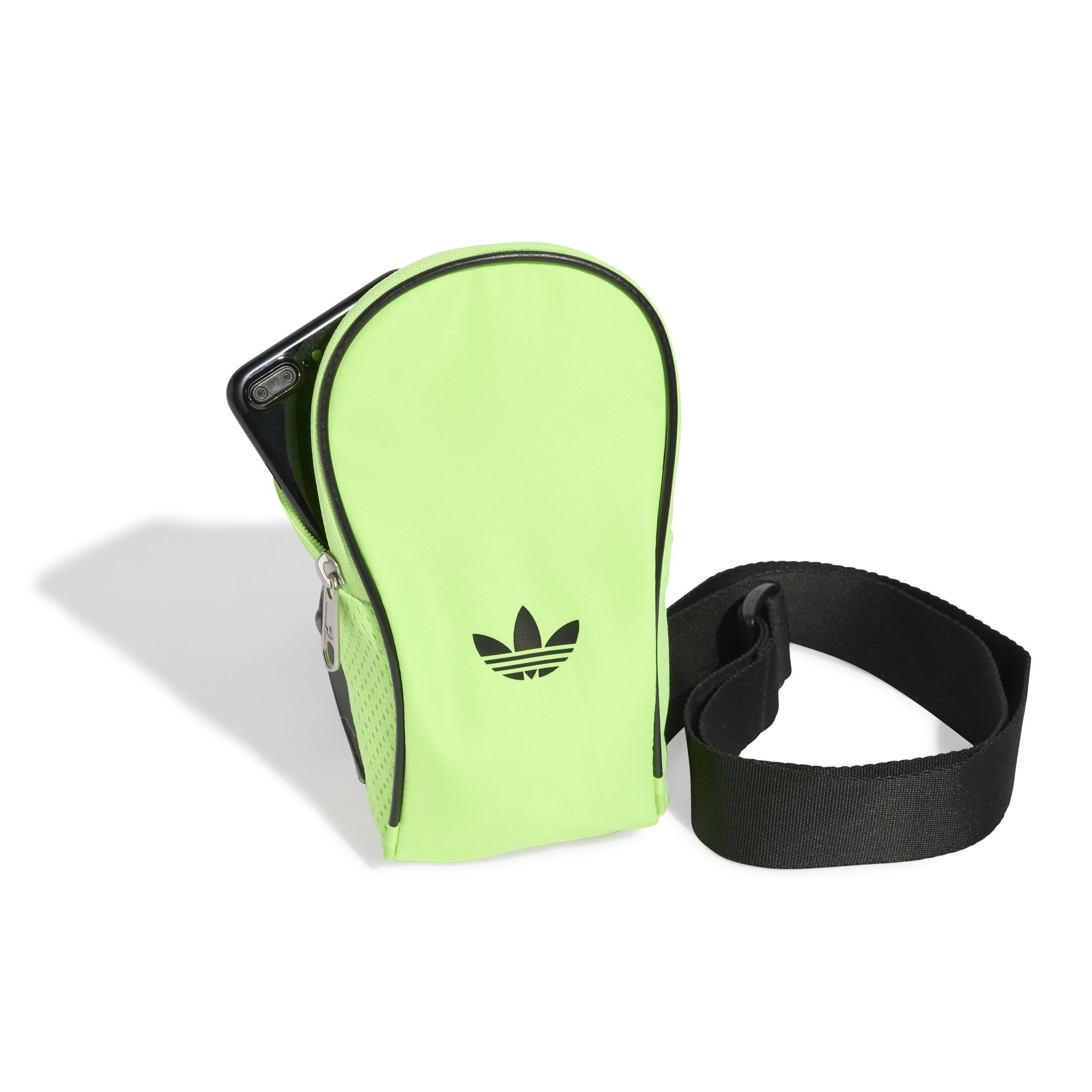 Unisex Adicolor Small Item Bag, Green, A701_ONE, large image number 1