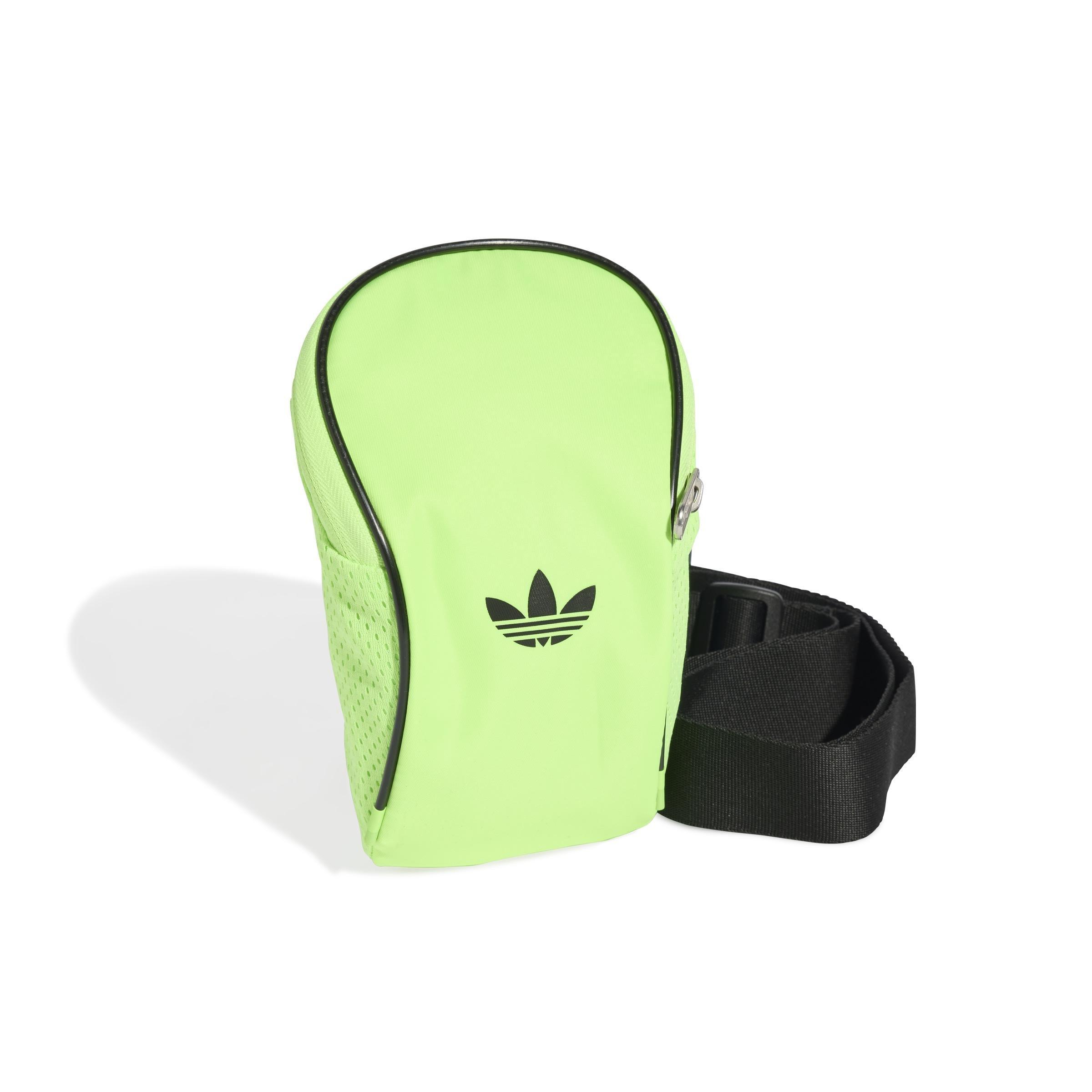 Unisex Adicolor Small Item Bag, Green, A701_ONE, large image number 2