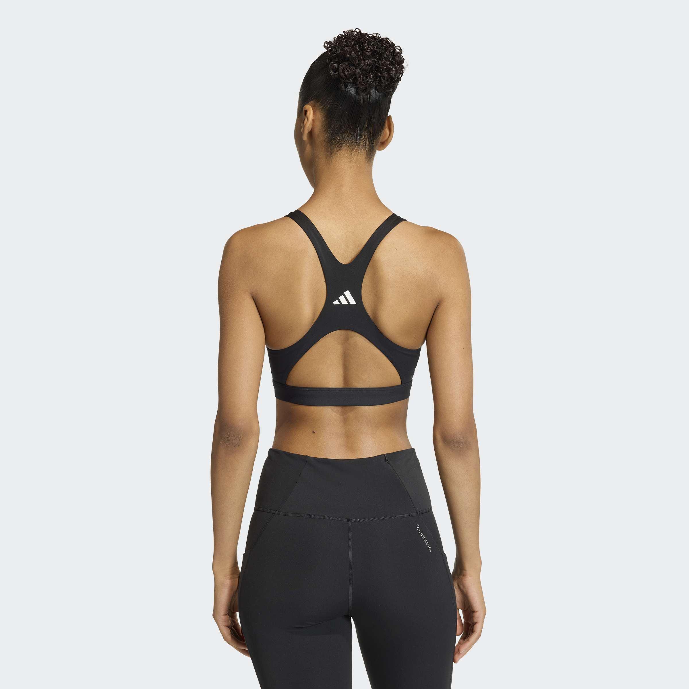 Optime Essentials Workout High Support Bra, Black