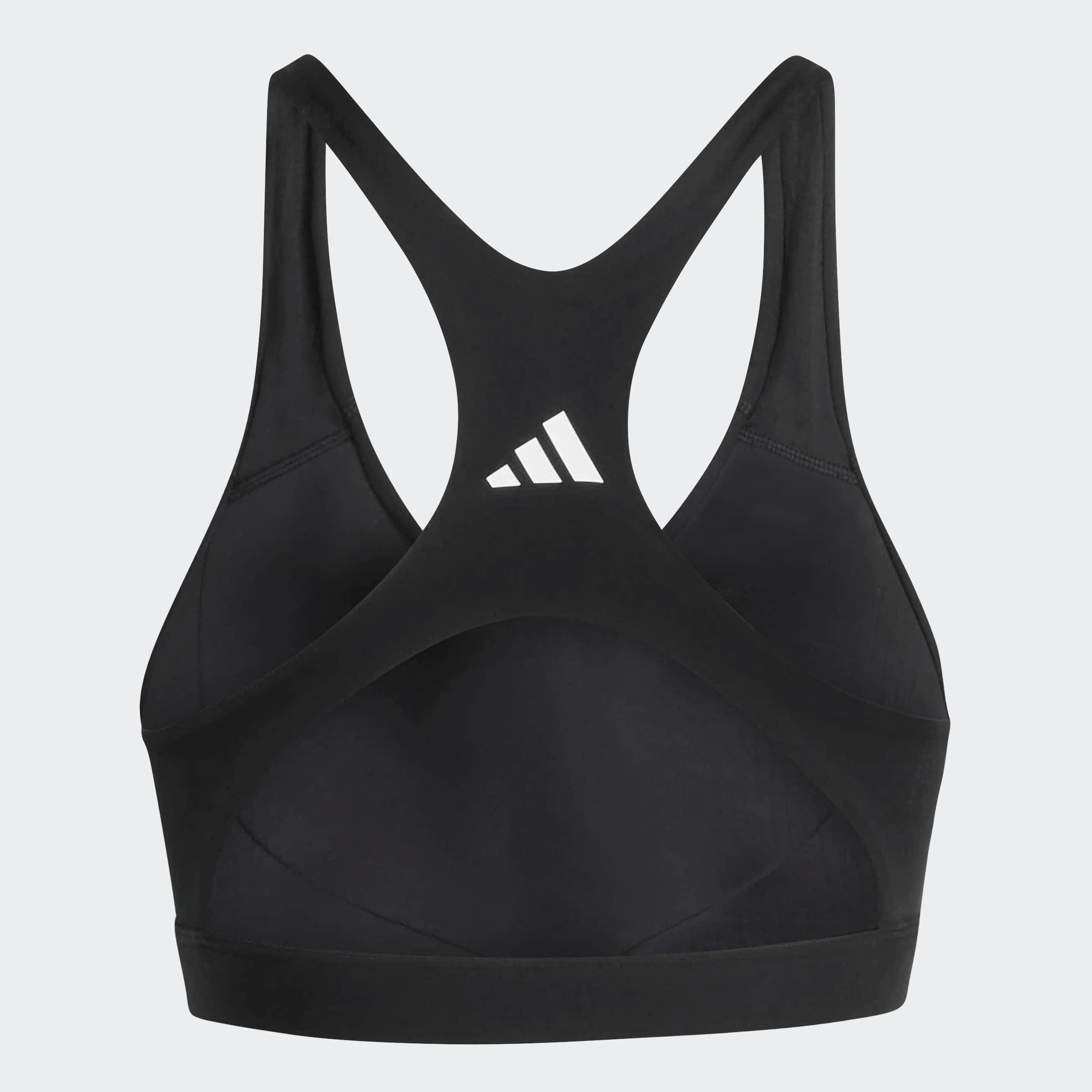 Optime Essentials Workout High Support Bra, Black, A701_ONE, large image number 2