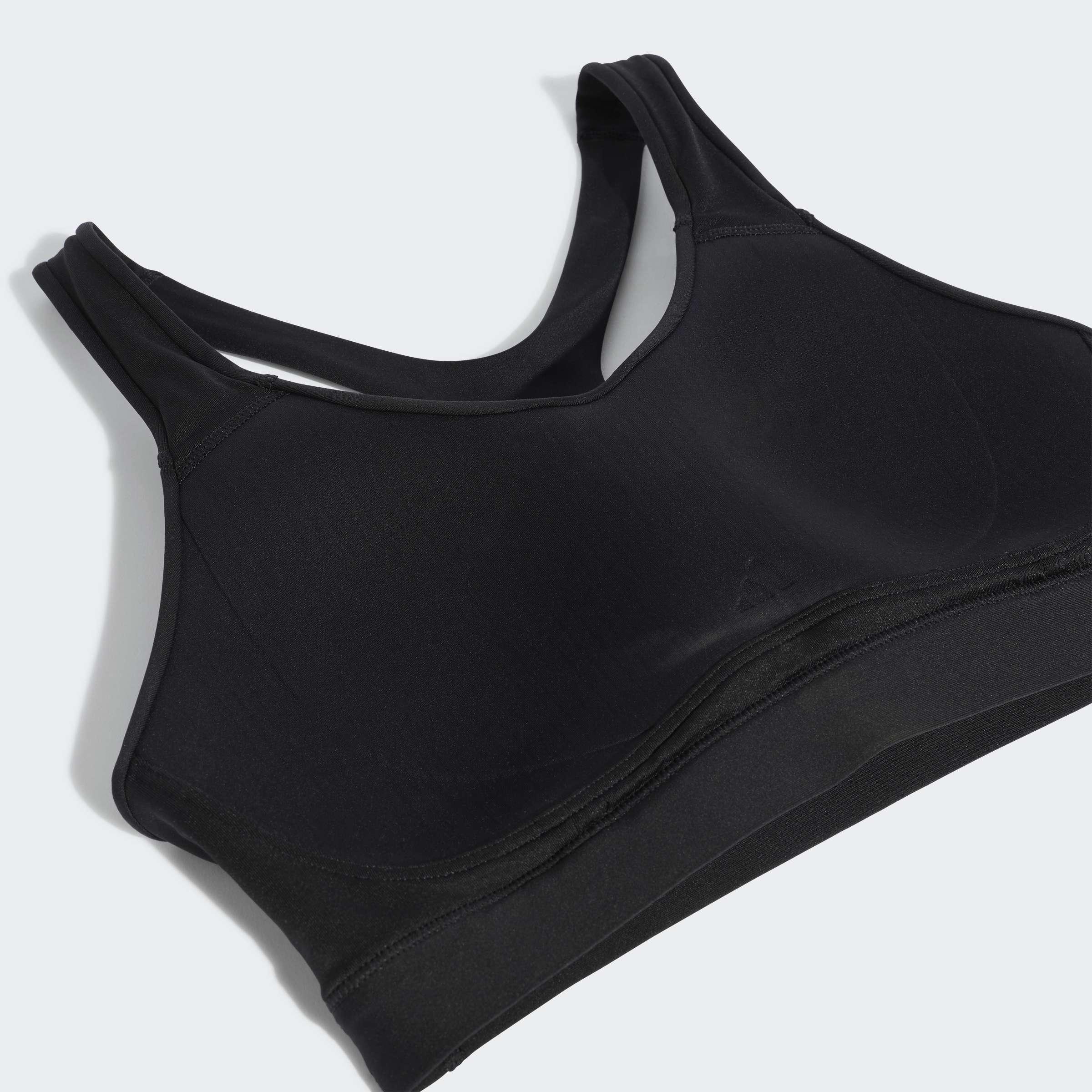 Optime Essentials Workout High Support Bra, Black, A701_ONE, large image number 3