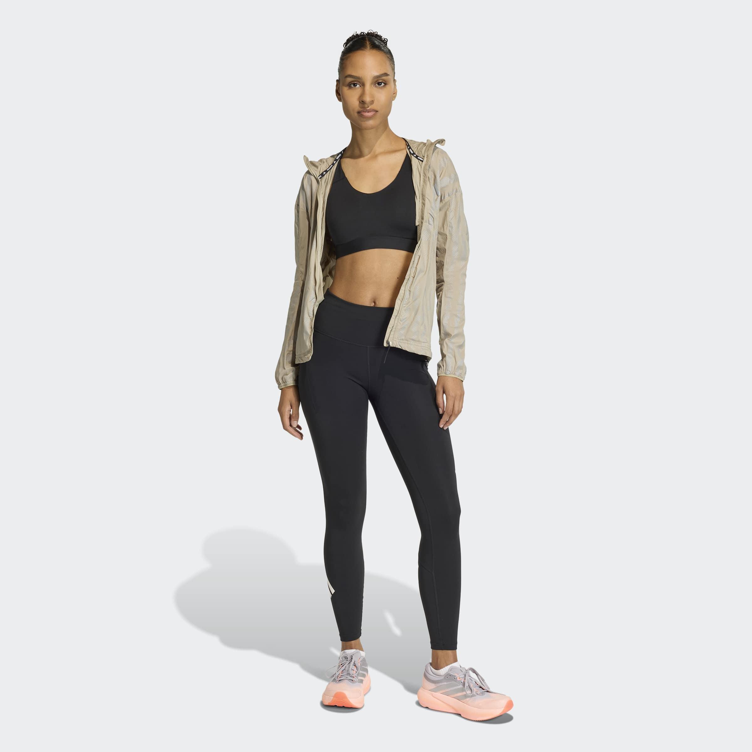 Optime Essentials Workout High Support Bra, Black, A701_ONE, large image number 6