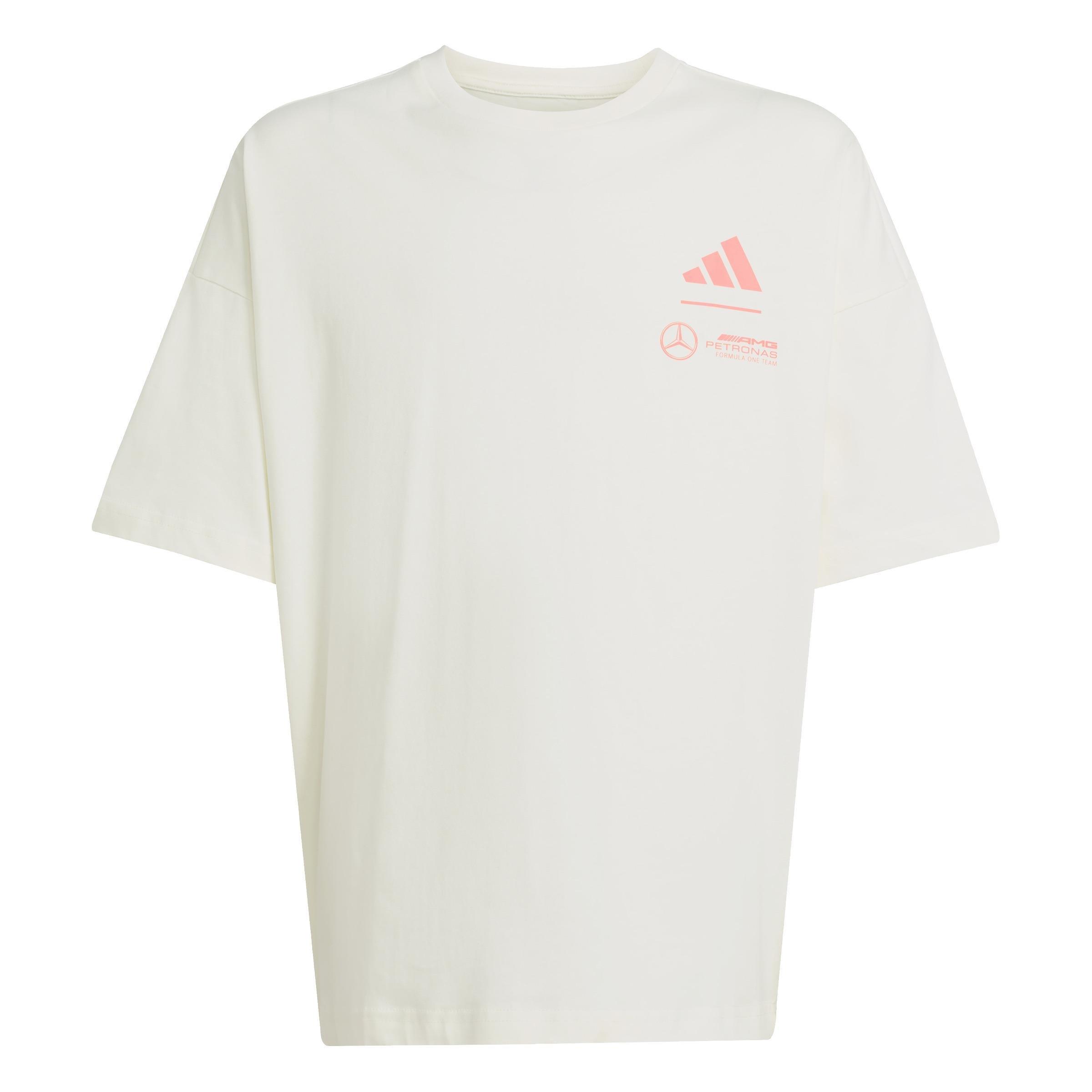 Kids Unisex Mercedes - AMG Petronas Formula One Team Summer Graphic T-Shirt, White, A701_ONE, large image number 0