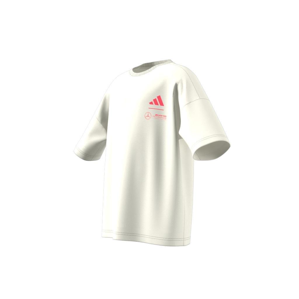 Kids Unisex Mercedes - AMG Petronas Formula One Team Summer Graphic T-Shirt, White, A701_ONE, large image number 7