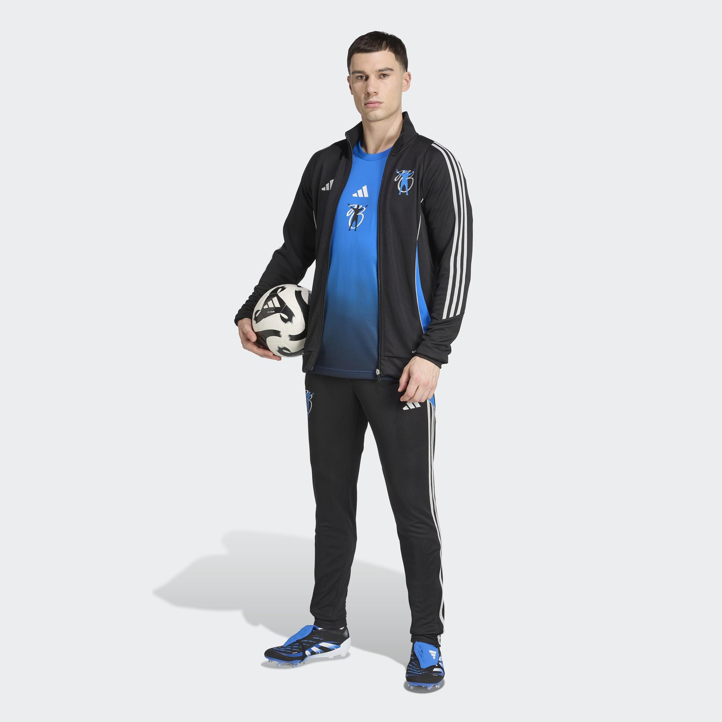 Jude Bellingham Training Tracksuit Bottoms, Black, A701_ONE, large image number 4