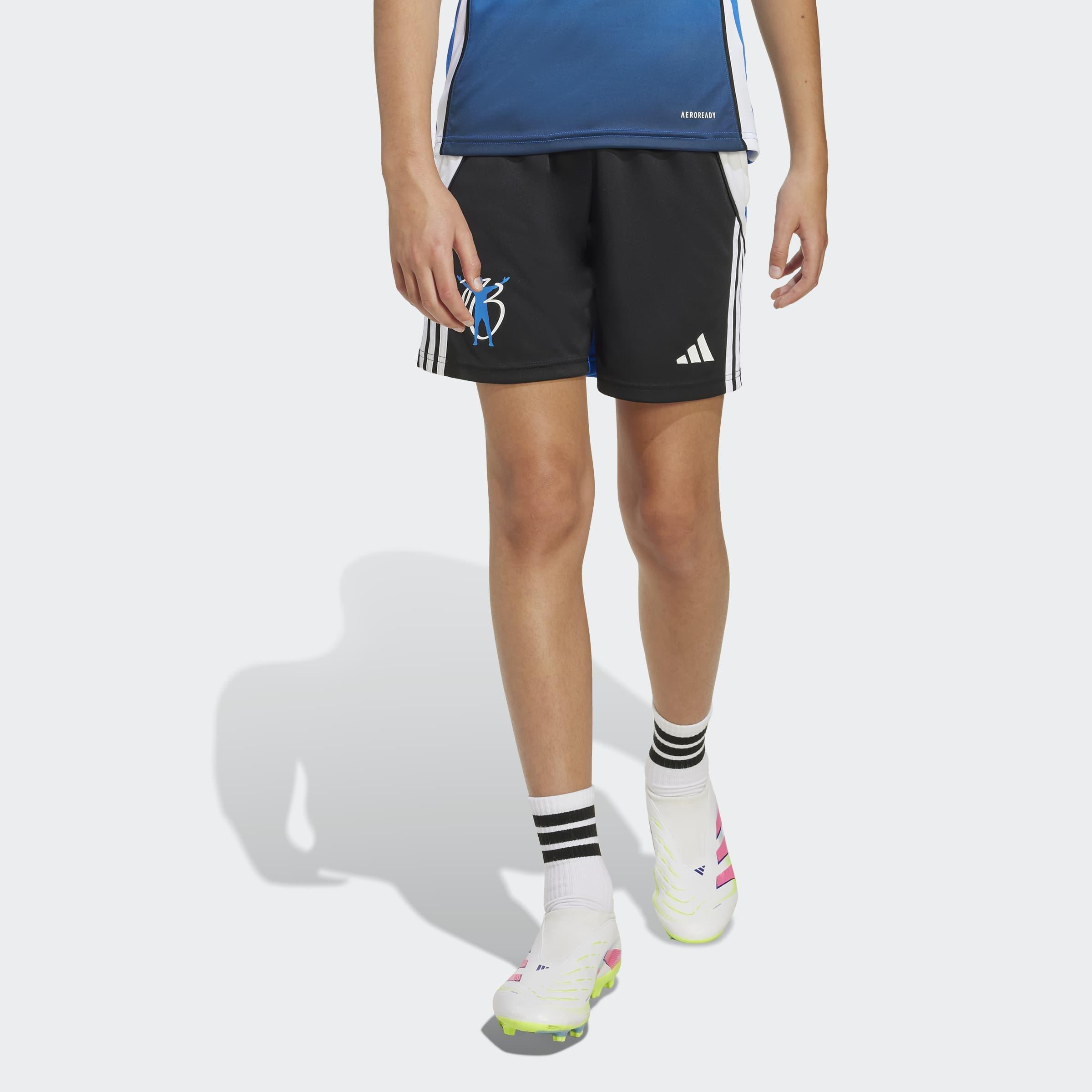 Kids Unisex Jude Bellingham Training Shorts, Black, A701_ONE, large image number 7