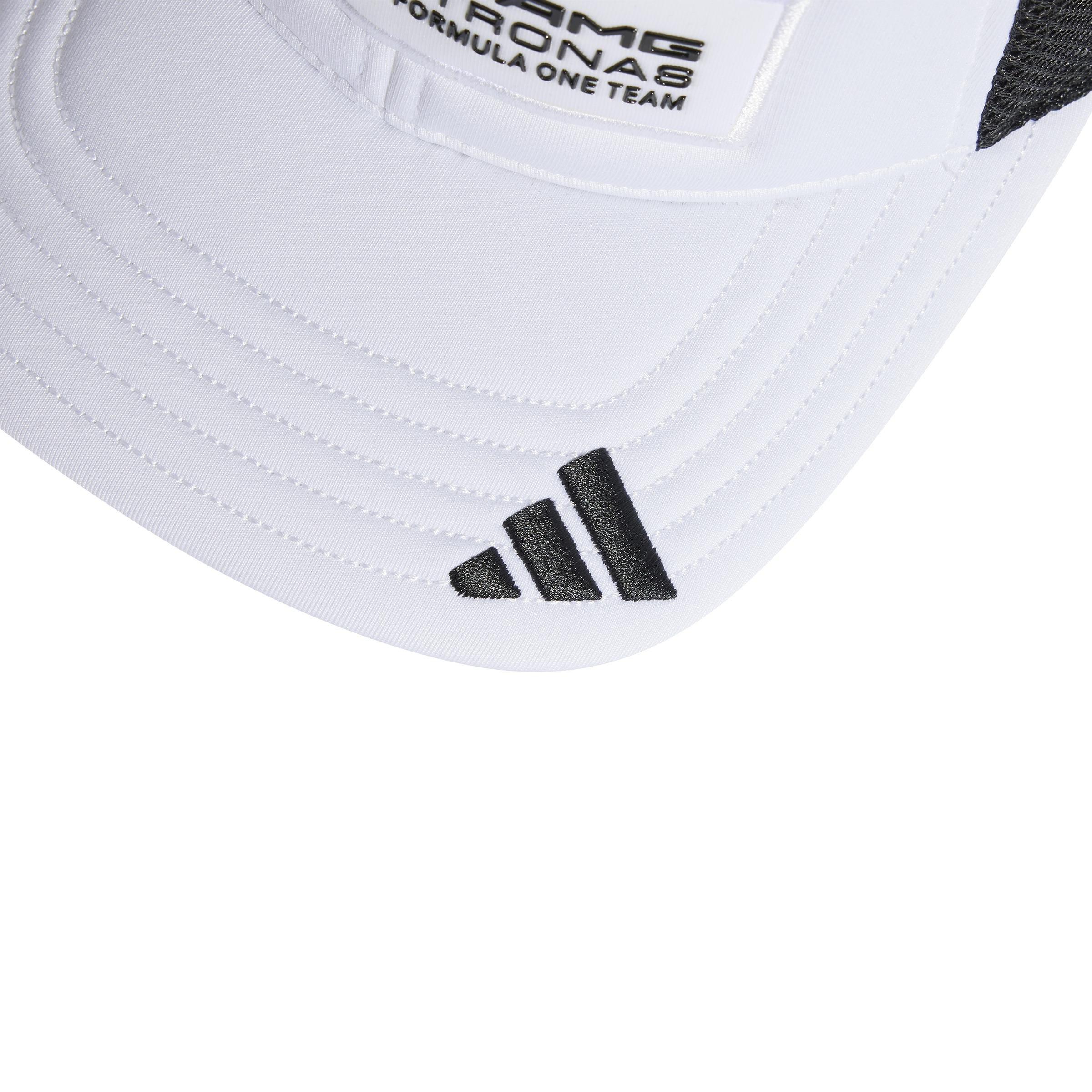 Unisex Mercedes - AMG Petronas Formula One Team Snapback Logo Trucker Cap, White, , large image number 3
