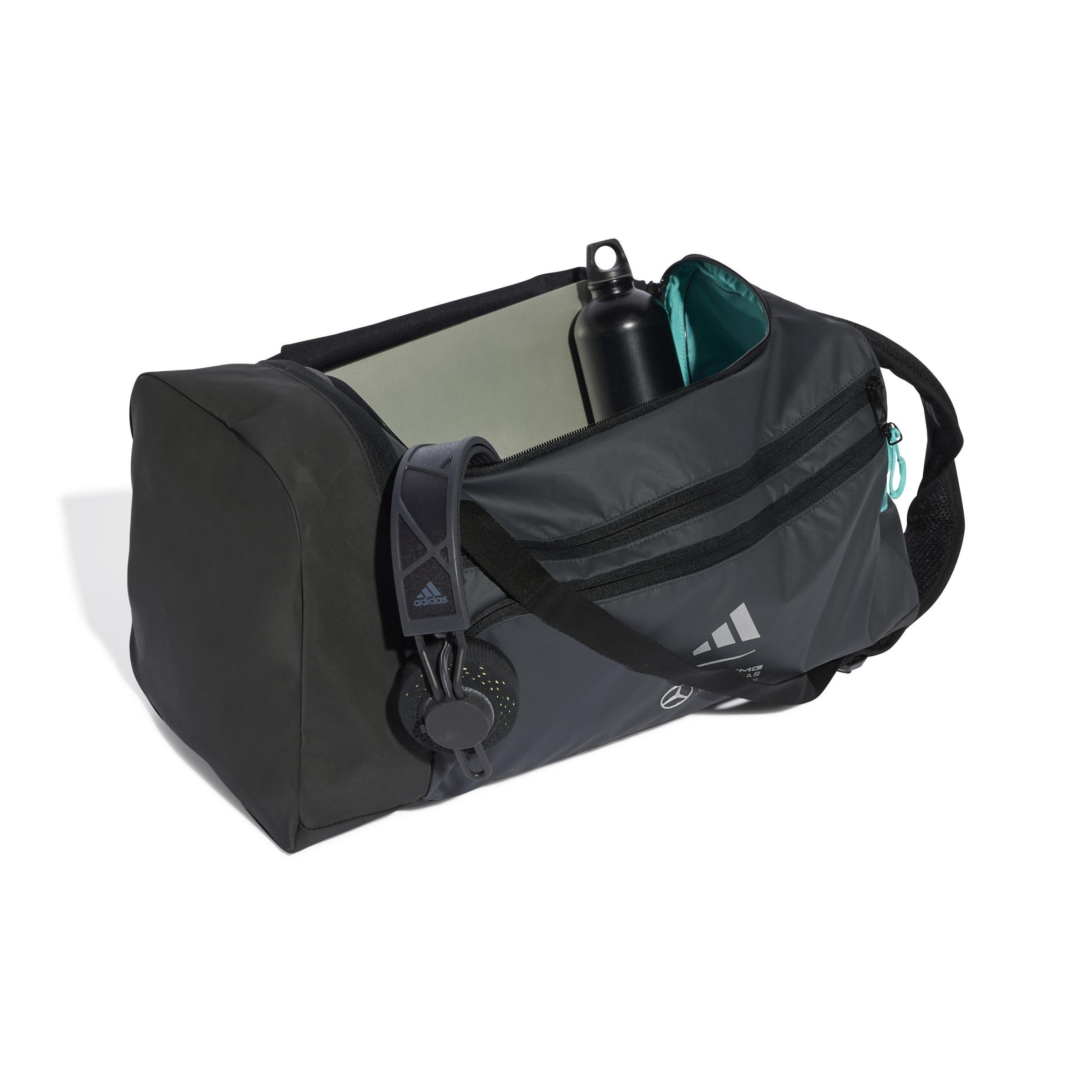 Unisex Mercedes - AMG Petronas Formula One Team Hybrid Duffel, Grey, A701_ONE, medium