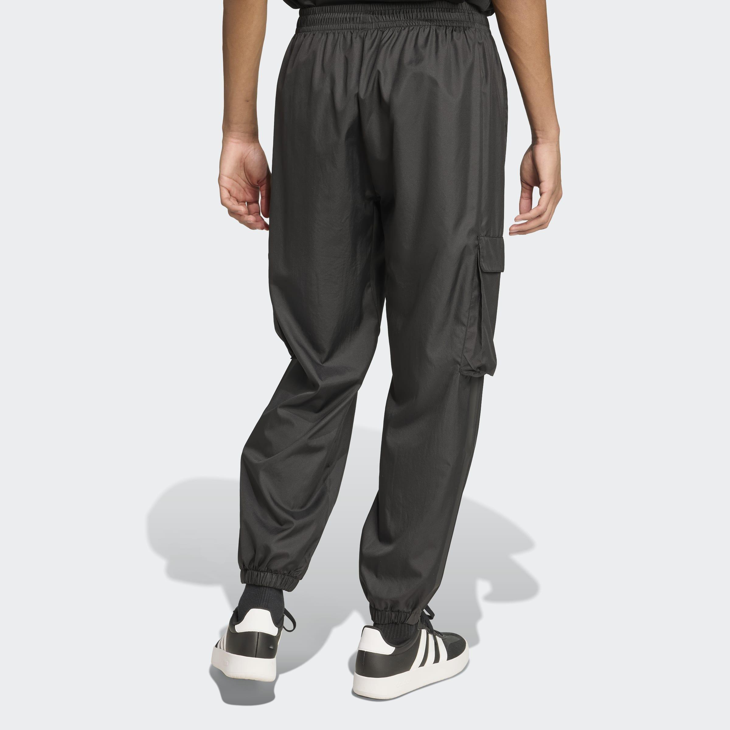 City Tech Utility Woven Tracksuit Bottoms, Black, A701_ONE, large image number 1
