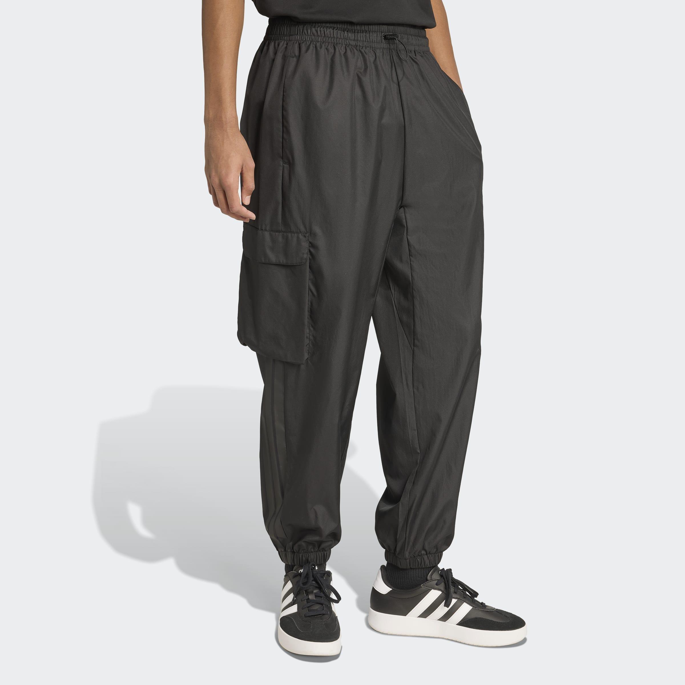 City Tech Utility Woven Tracksuit Bottoms, Black, A701_ONE, large image number 4
