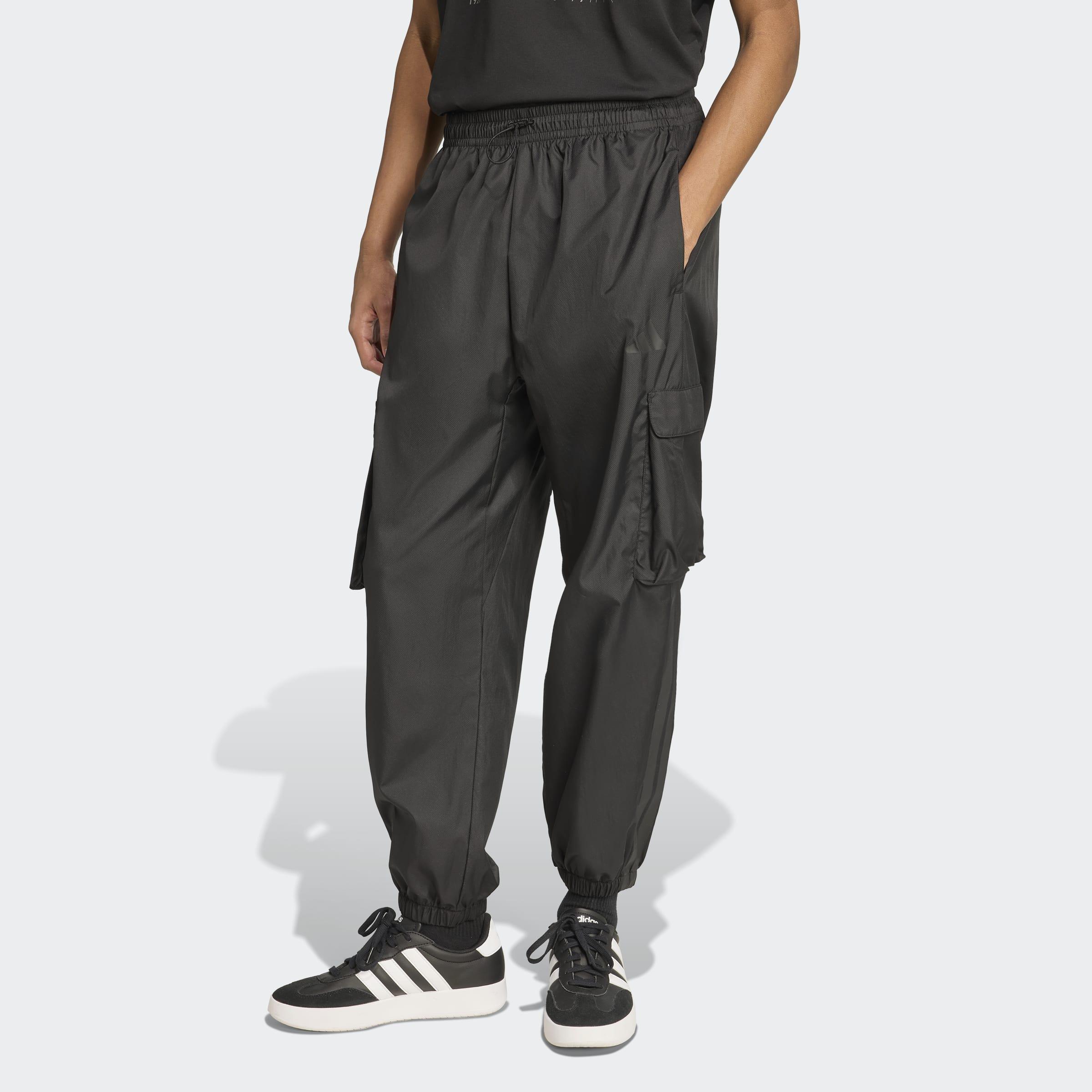 City Tech Utility Woven Tracksuit Bottoms, Black, A701_ONE, large image number 5