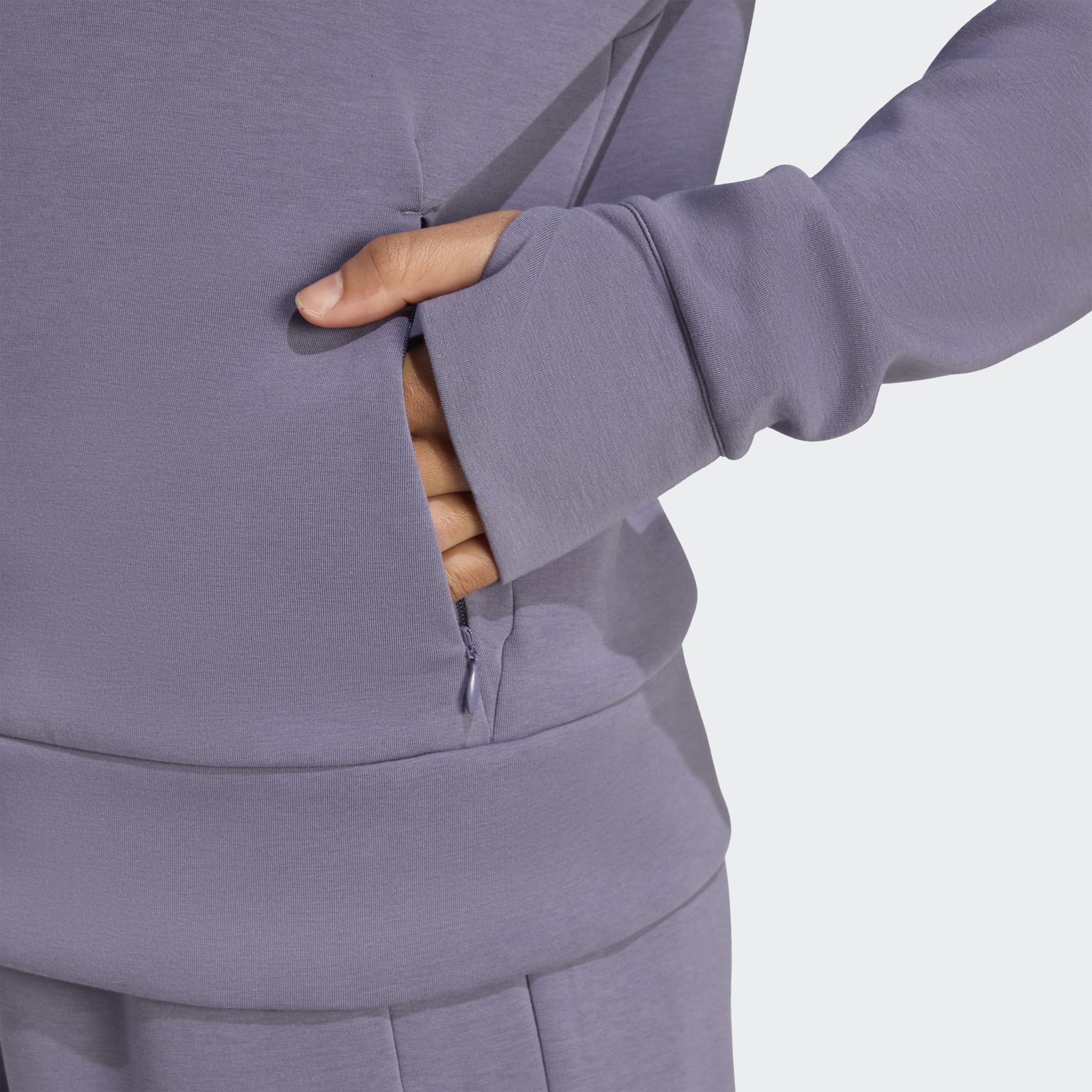 Designed 4 Training Full-Zip Hooded Sweatshirt, Purple, A701_ONE, large image number 2