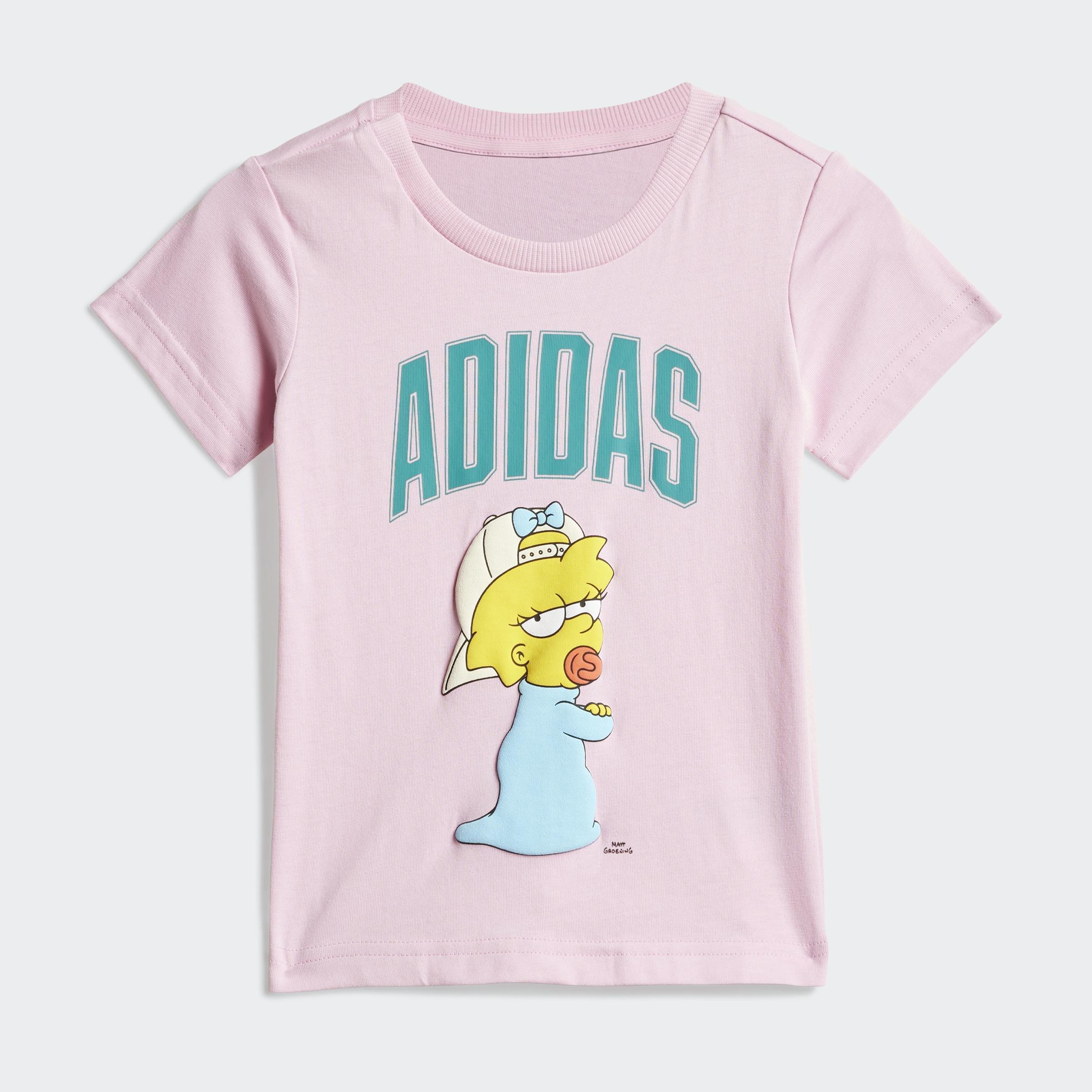 Kids Unisex The Simpsons T-Shirt Set, Pink, , large image number 6