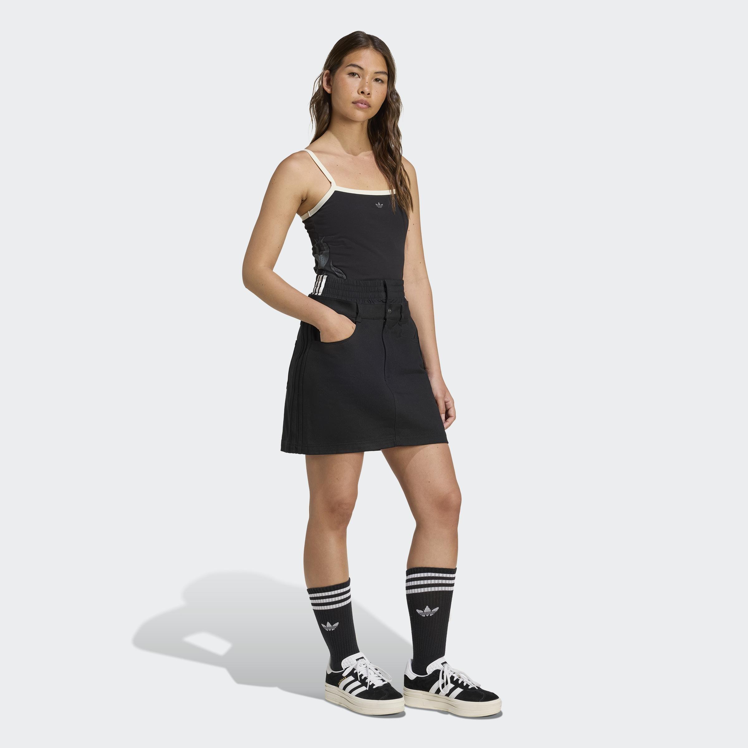 Firebird Utility Mini Skirt, Black, A701_ONE, large image number 5