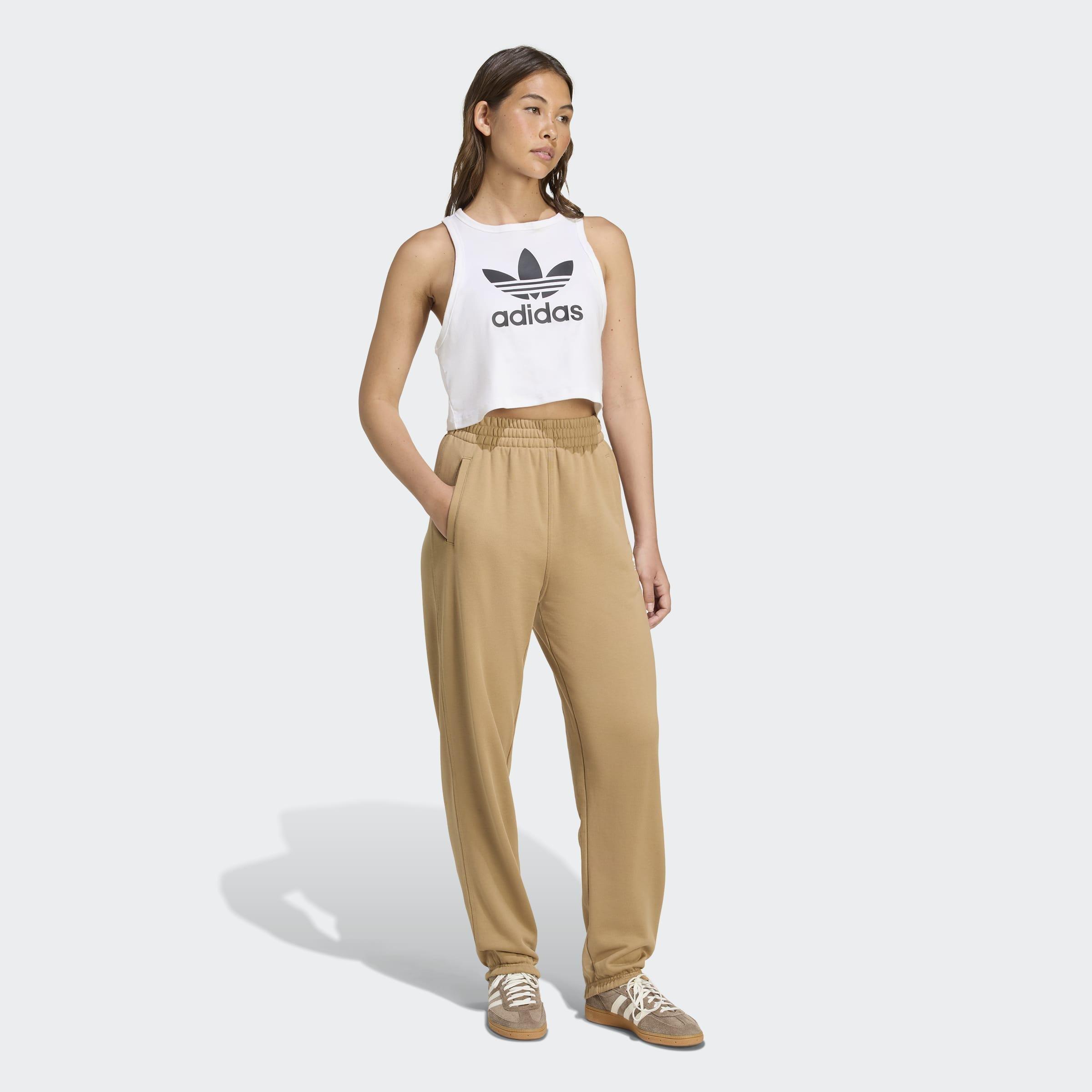 Essentials French Terry Joggers, Beige, A701_ONE, large image number 4