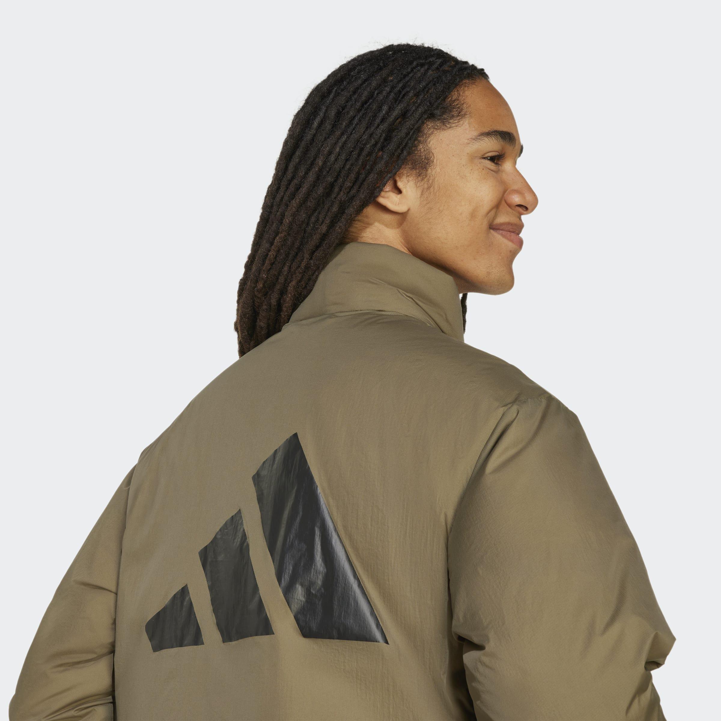 Essentials Climawarm Puffer Down Jacket, Green, A701_ONE, large image number 3