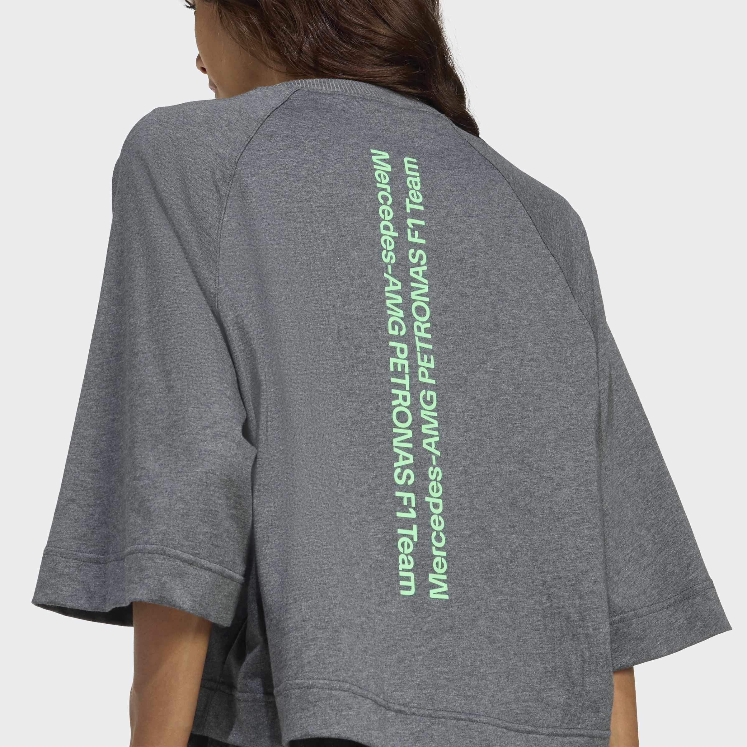 Mercedes - AMG Petronas Formula One Team Premium Sweat T-Shirt, Grey, A701_ONE, large image number 2