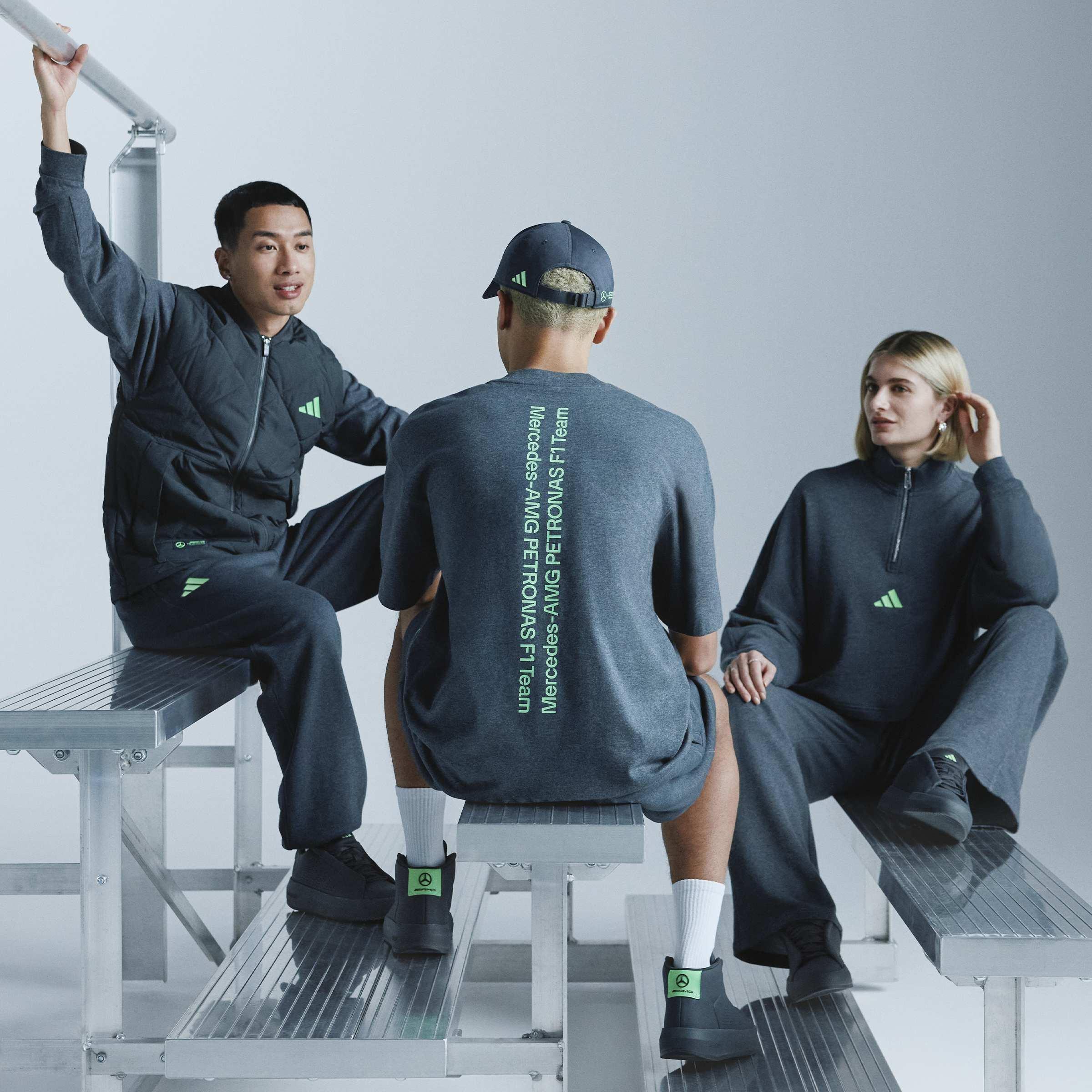 Mercedes - AMG Petronas Formula One Team Premium Sweat Joggers, Grey, A701_ONE, large image number 5