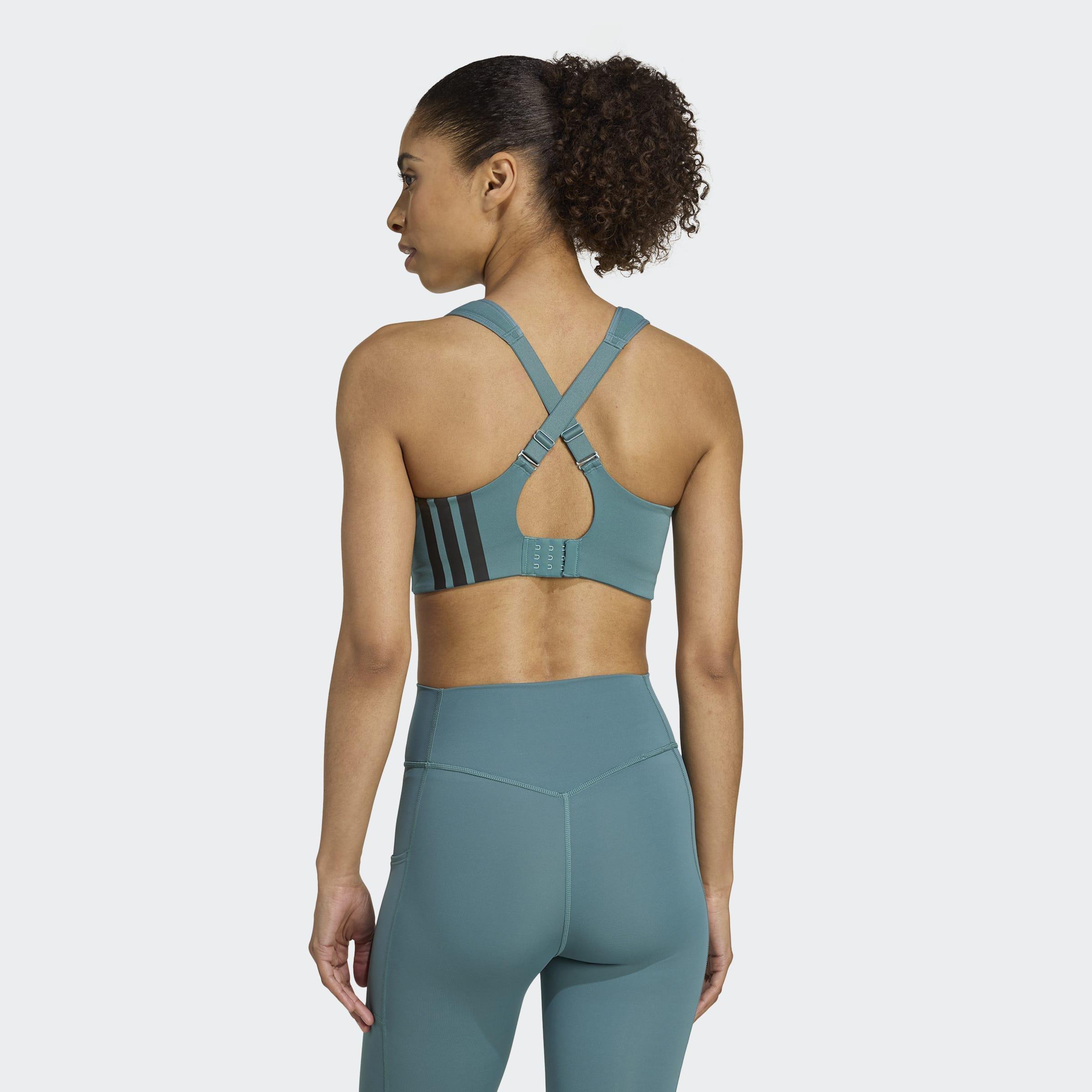 TLRD Impact Training High Support Bra, Green, A701_ONE, large image number 3