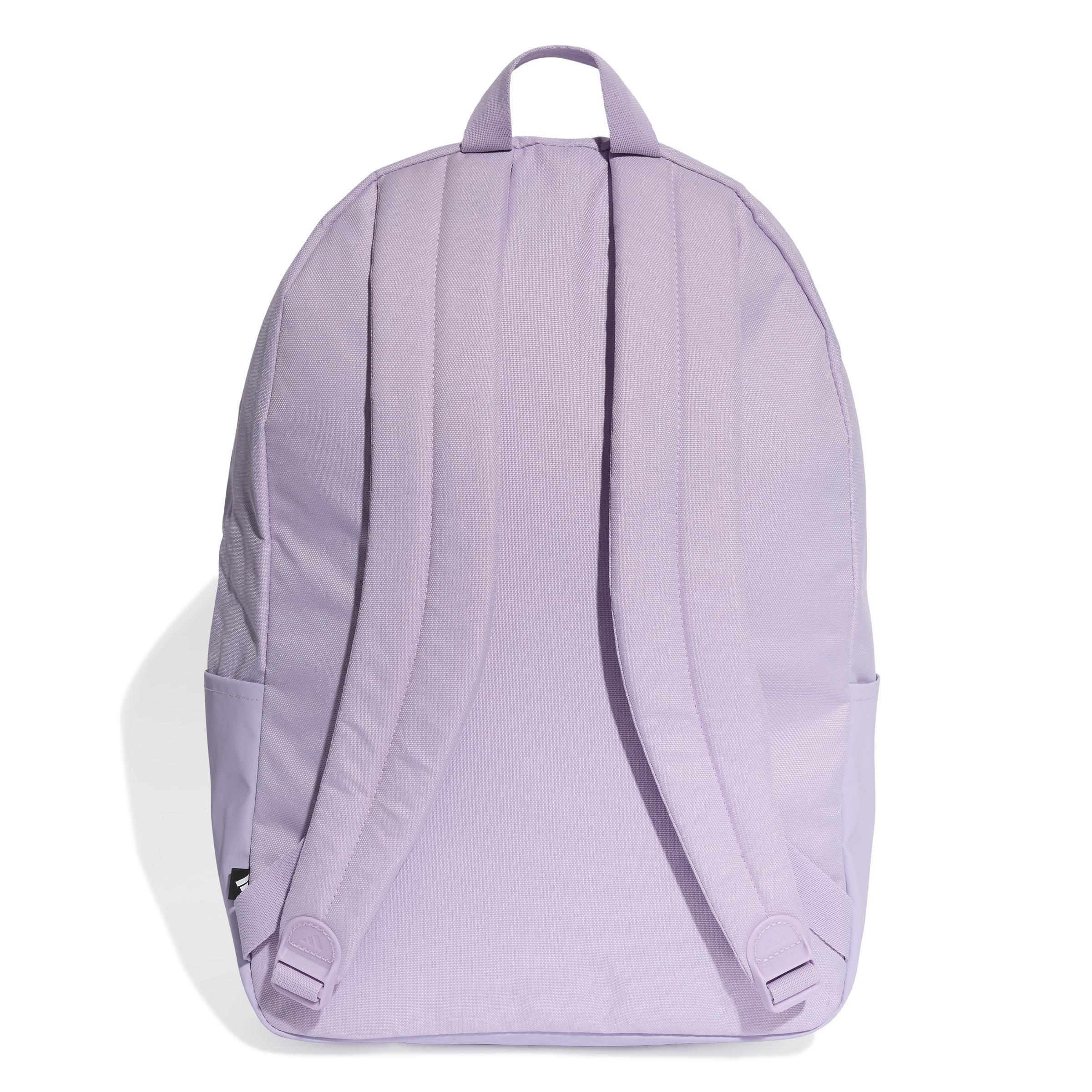 Unisex Classic 3 Bar Logo Backpack, Purple, A701_ONE, large image number 3
