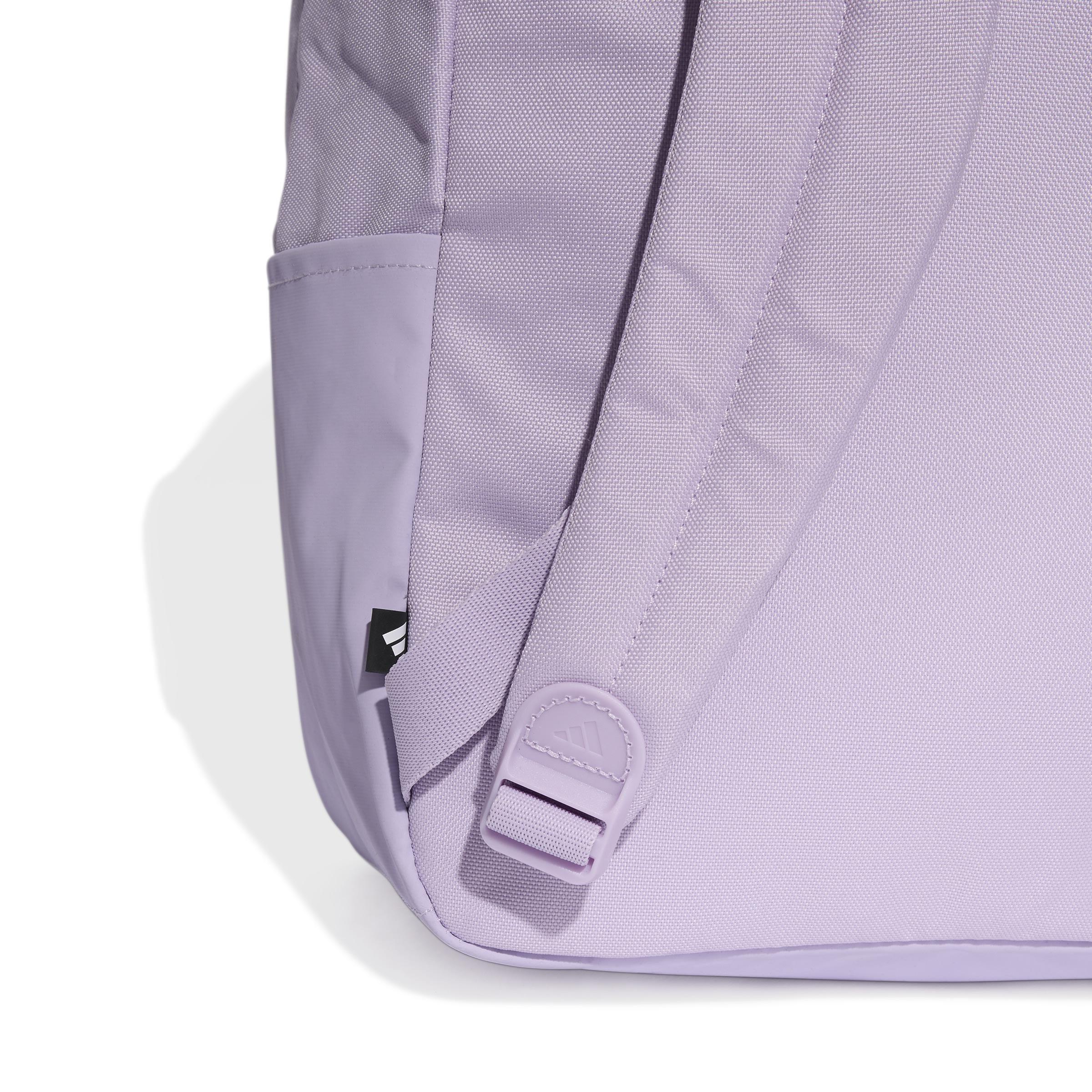 Unisex Classic 3 Bar Logo Backpack, Purple, A701_ONE, large image number 4