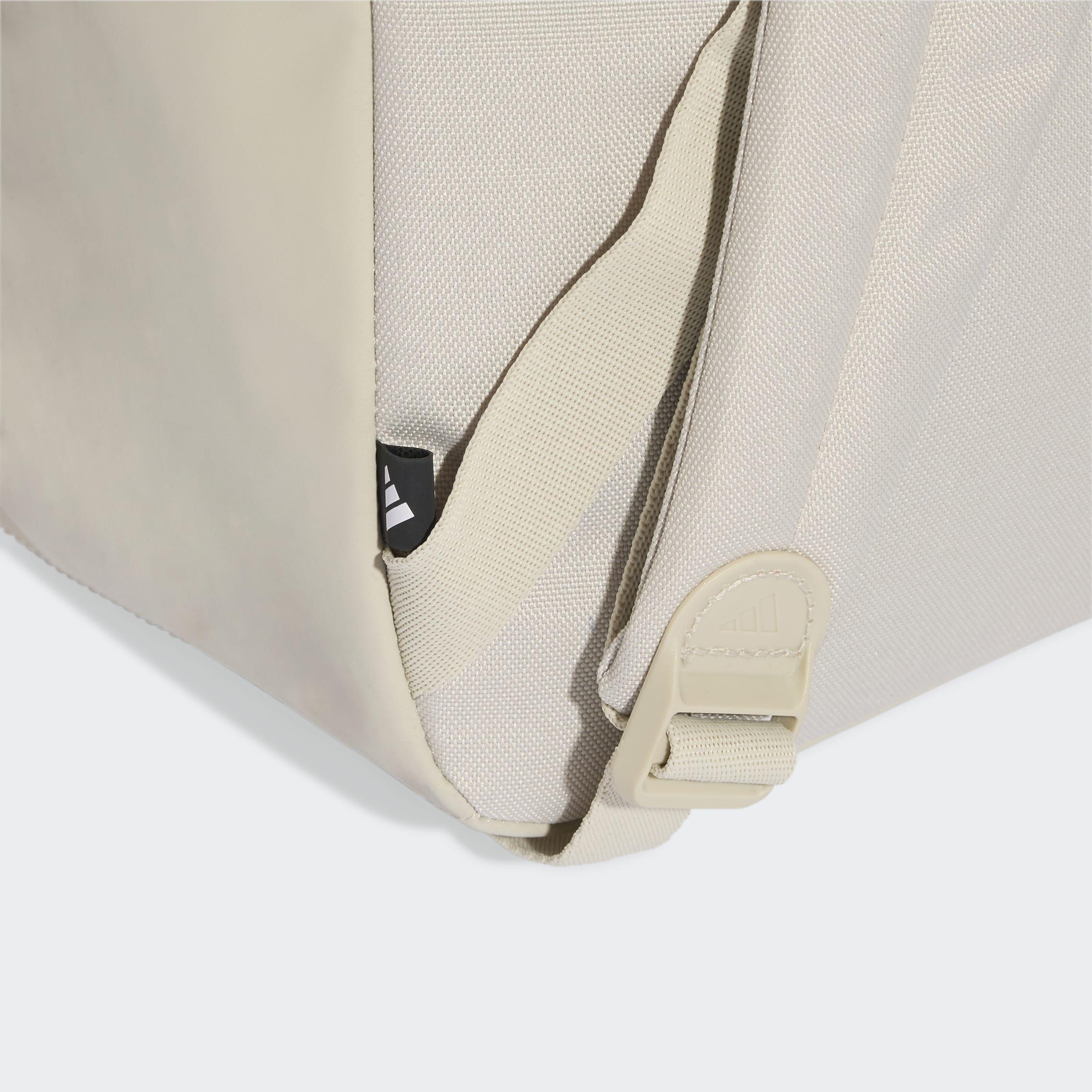 Unisex Classic 3 Bar Logo Backpack, Beige, A701_ONE, large image number 4