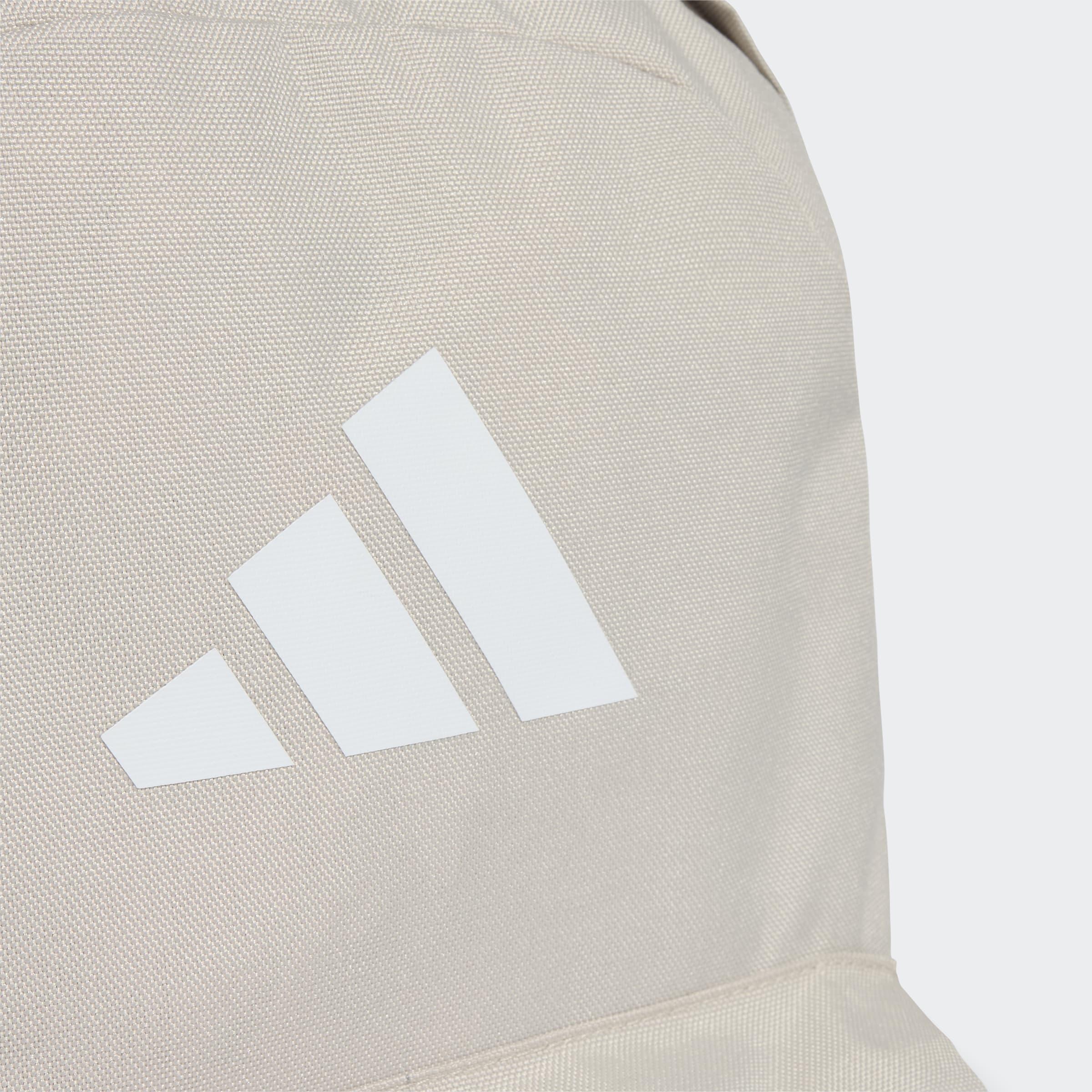 Unisex Classic 3 Bar Logo Backpack, Beige, A701_ONE, large image number 5