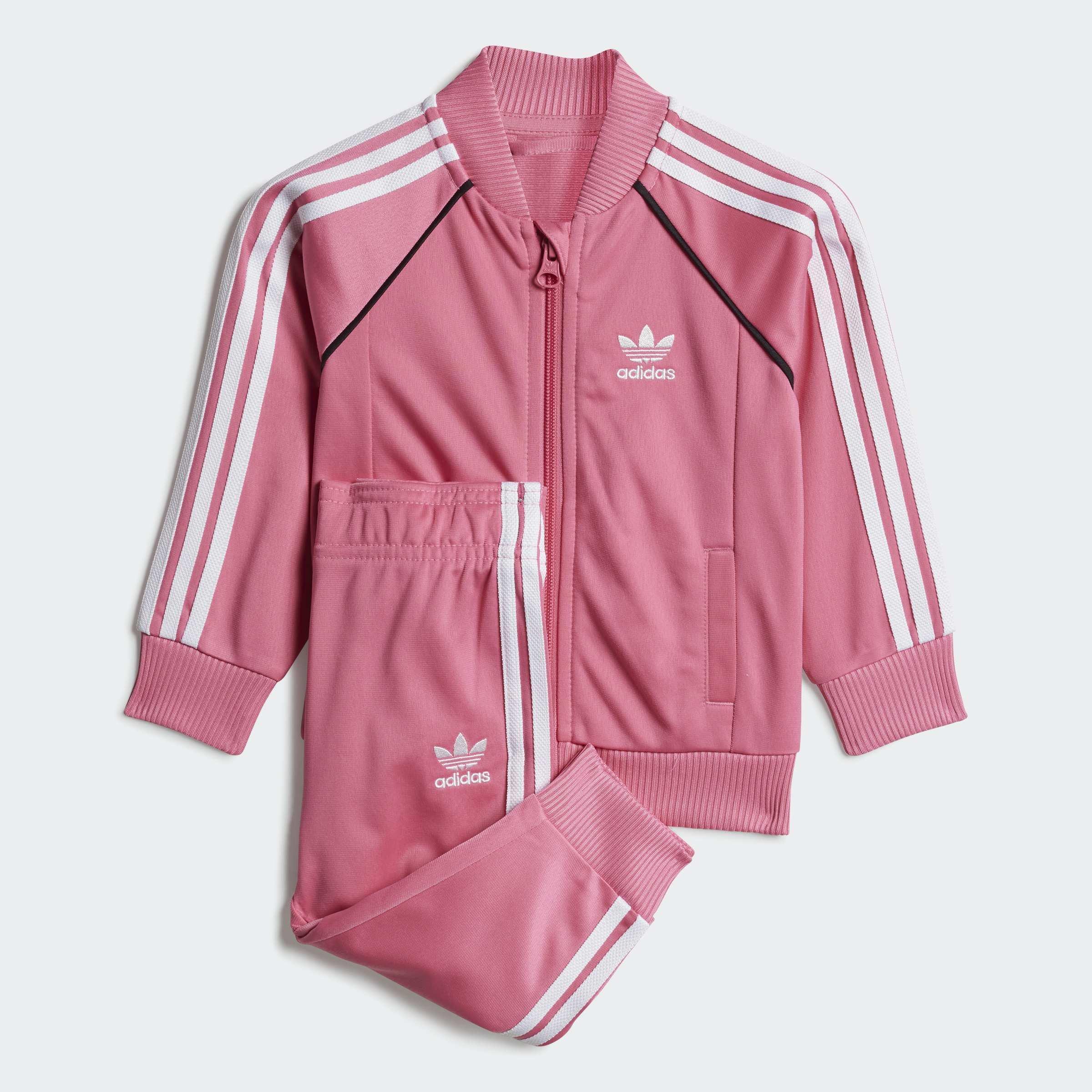Kids Unisex Adicolor SST Track Suit, Pink, A701_ONE, large image number 0