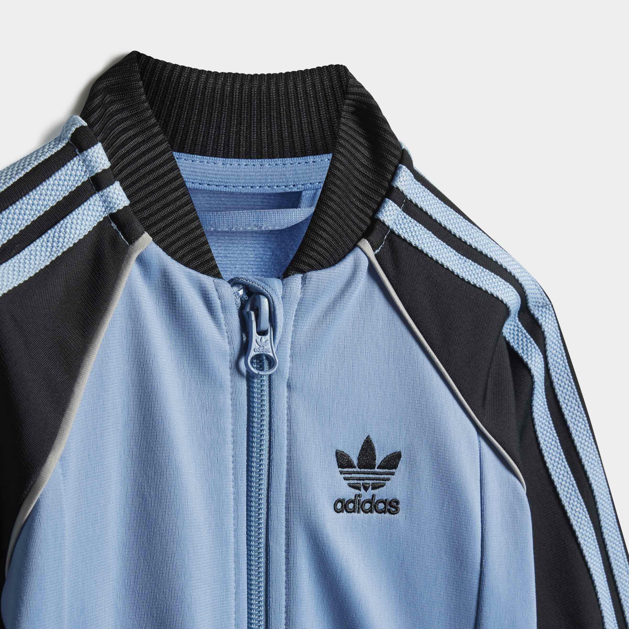 Kids Unisex Adicolor SST Track Suit, Blue, A701_ONE, large image number 3