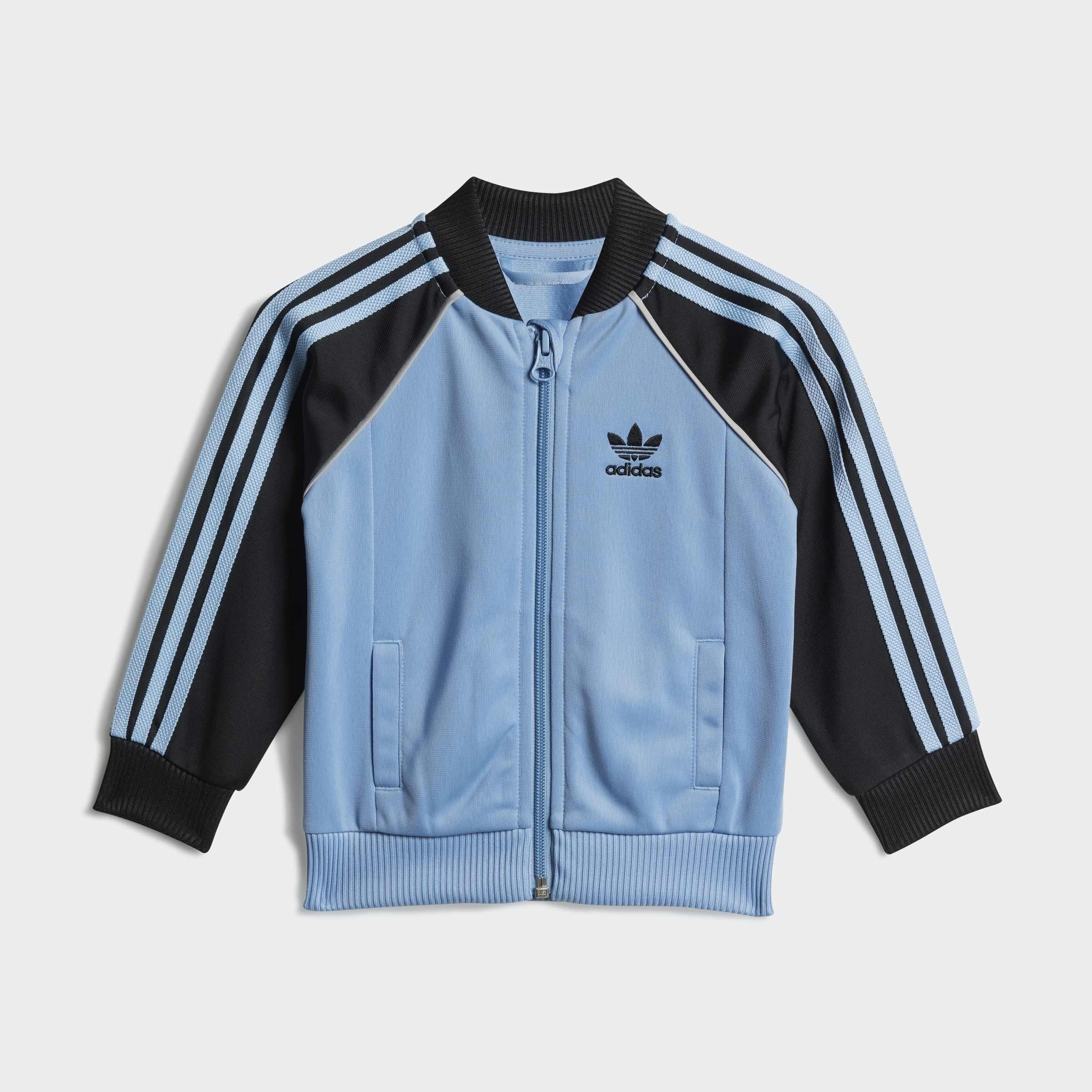 Kids Unisex Adicolor SST Track Suit, Blue, A701_ONE, large image number 6