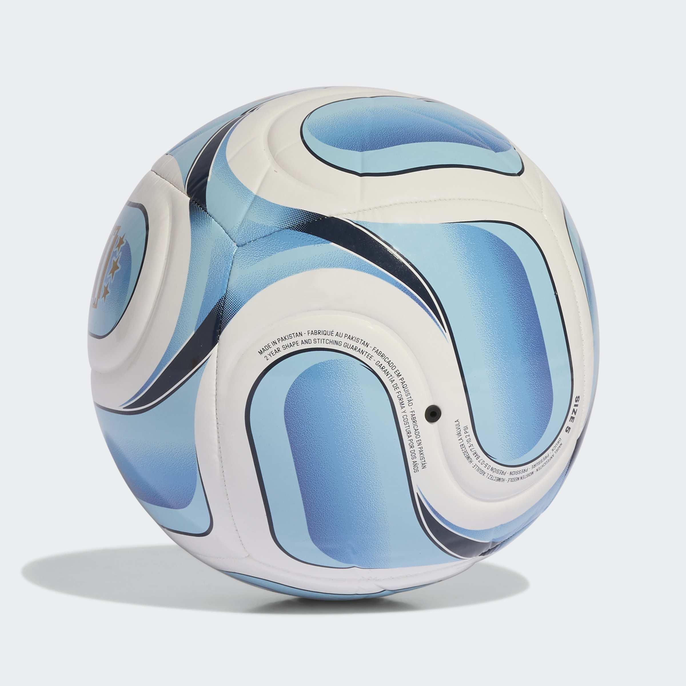 Unisex Trionda Argentina Home Club Ball, White