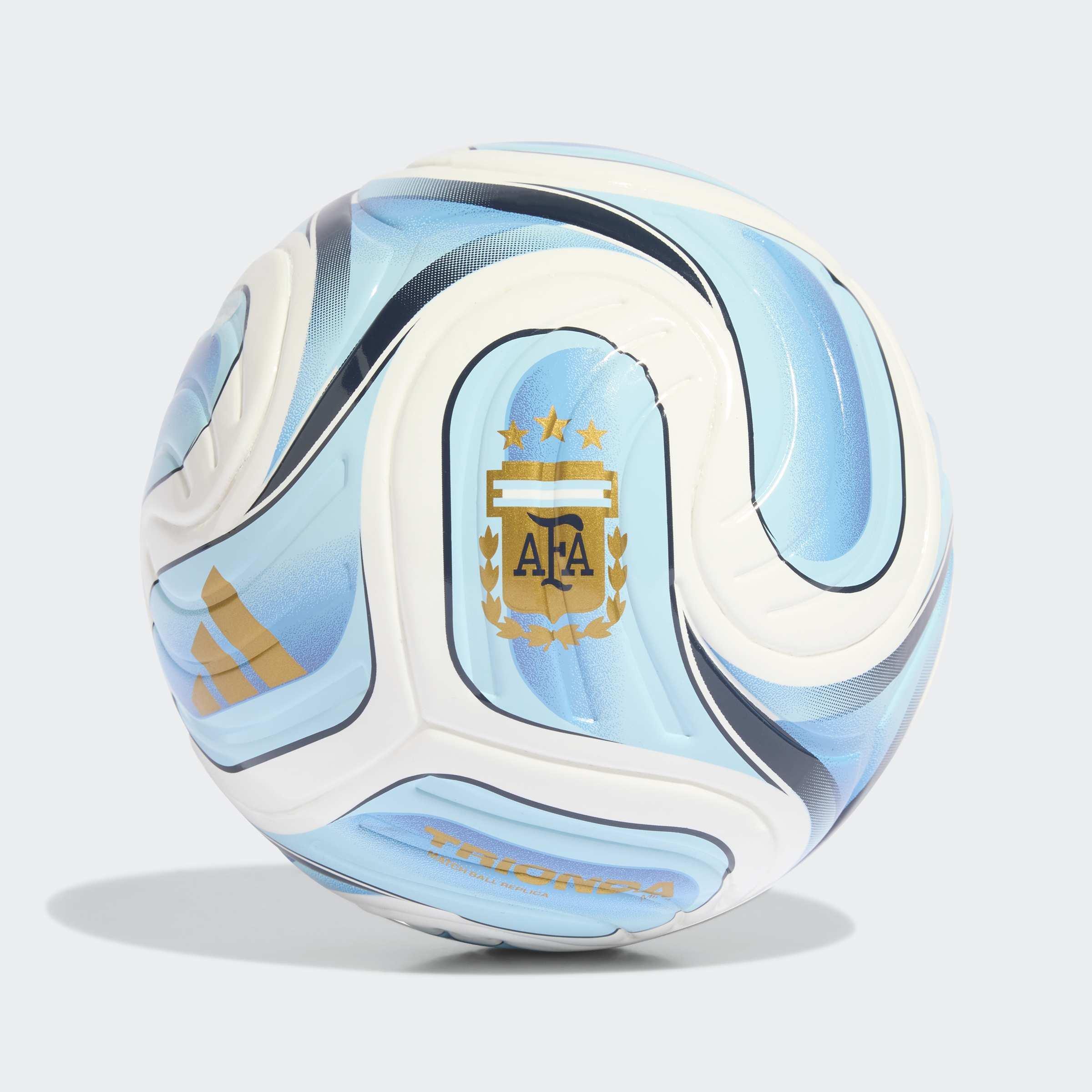 Unisex Trionda Argentina Home Mini Ball, White