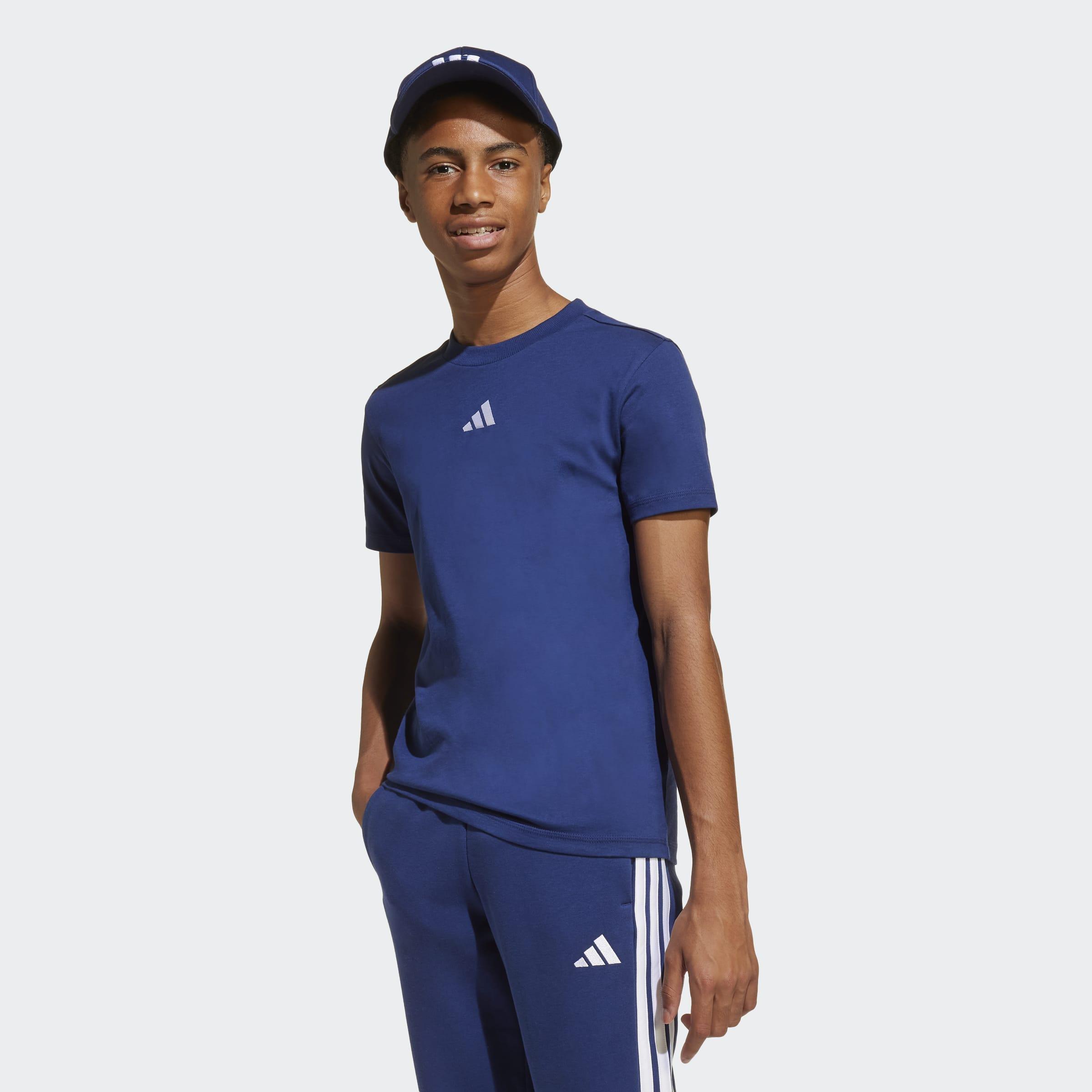 Kids Unisex Essentials T-Shirt, Blue, A701_ONE, large image number 6