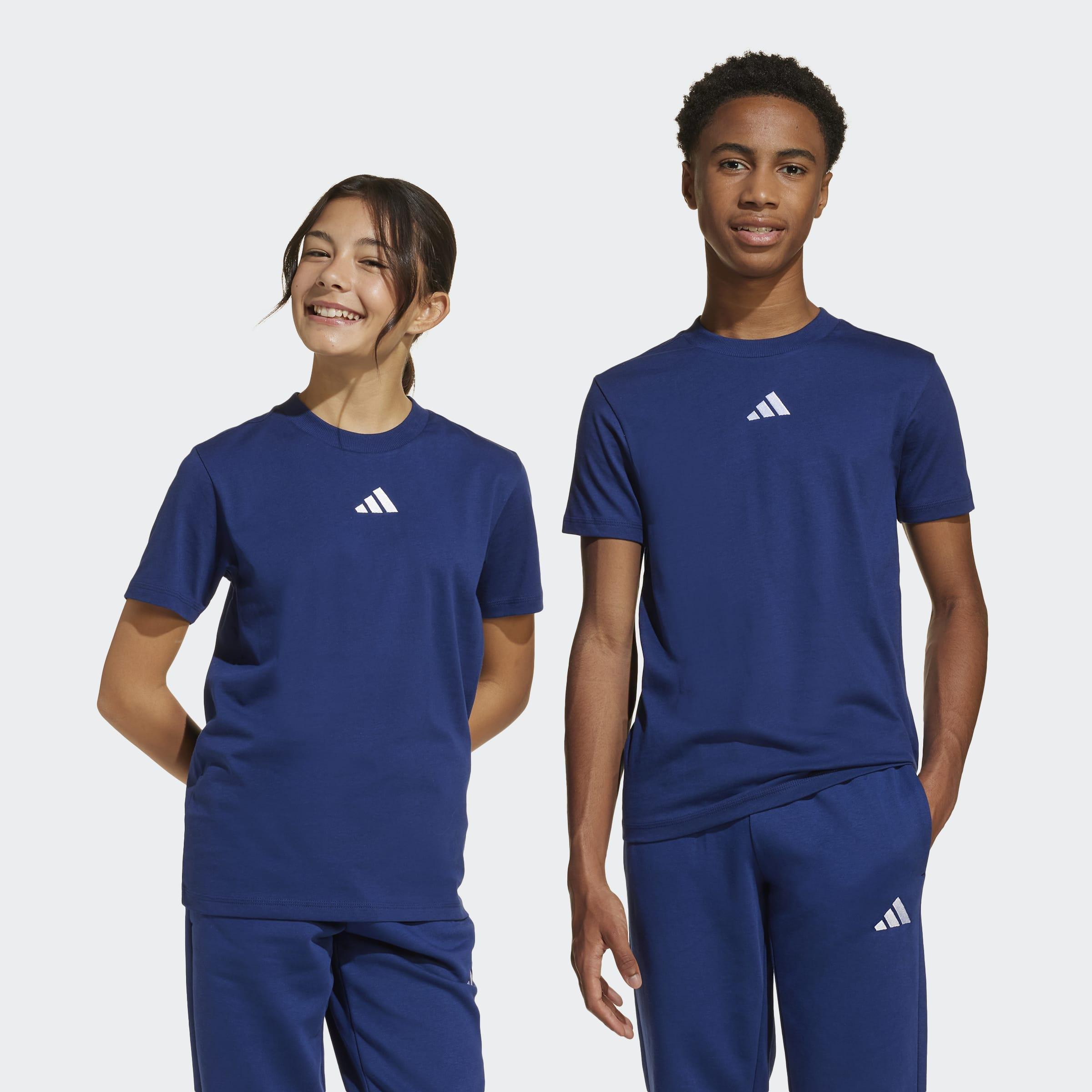 Kids Unisex Essentials T-Shirt, Blue, A701_ONE, large image number 7