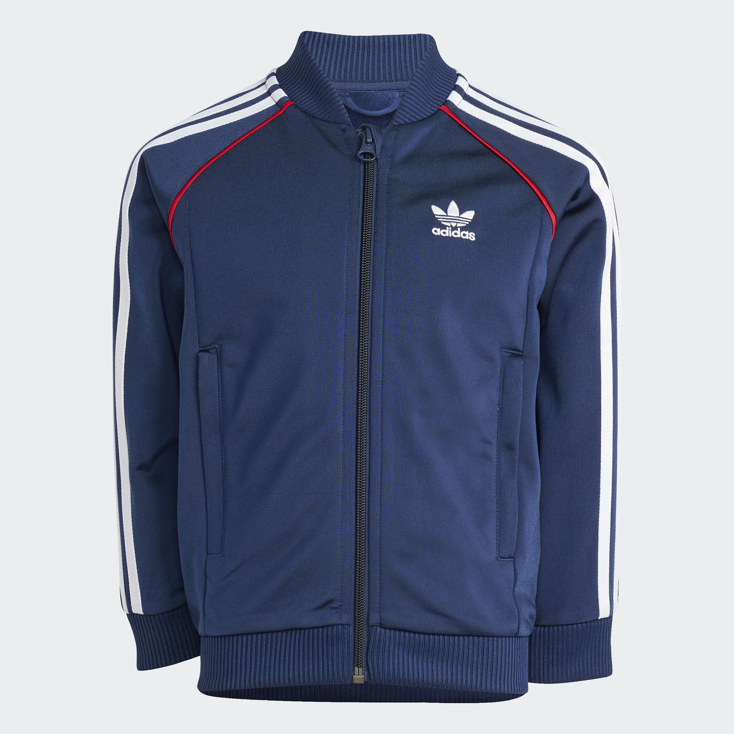 Kids Unisex Adicolor SST Track Suit, Blue, A701_ONE, large image number 4