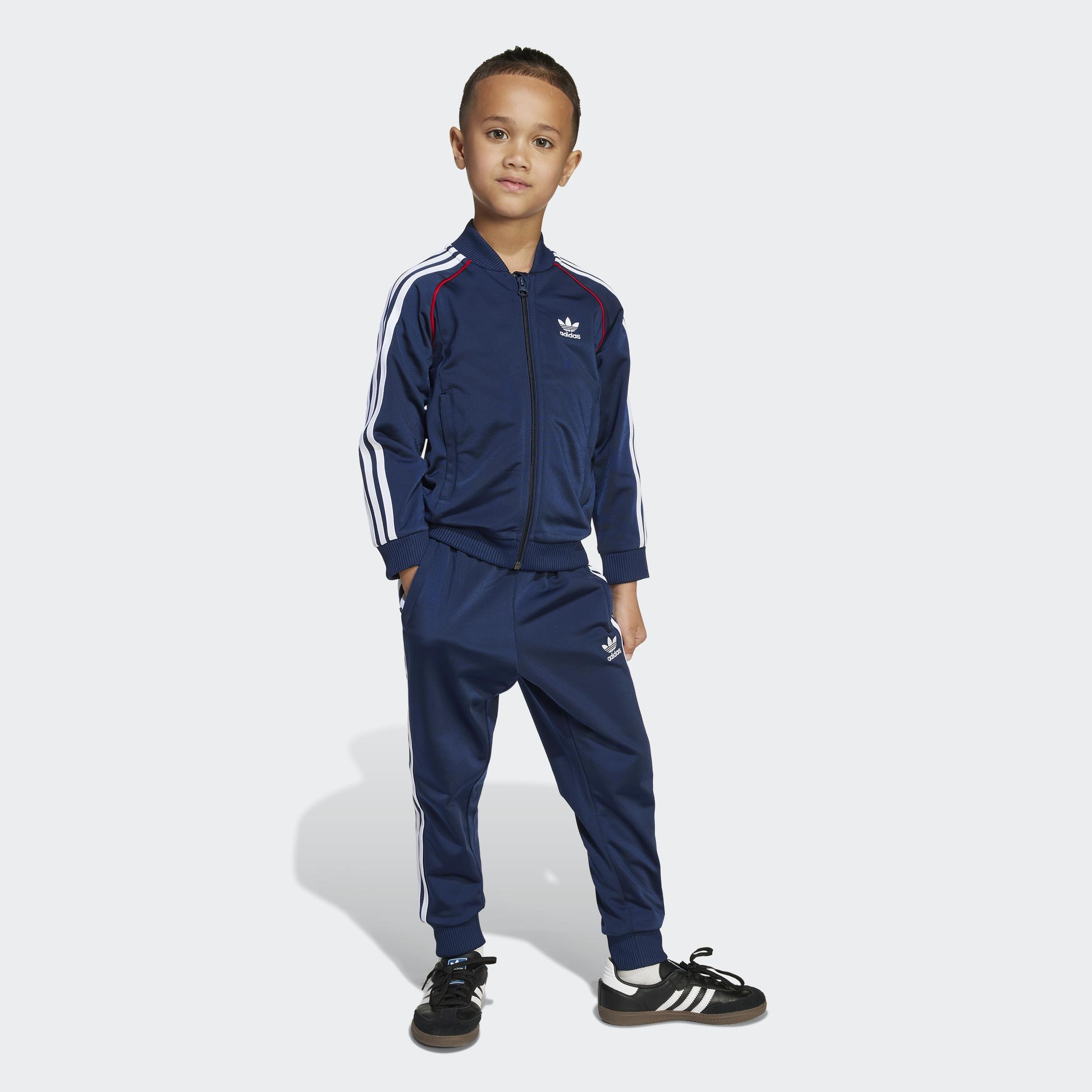 Kids Unisex Adicolor SST Track Suit, Blue, A701_ONE, large image number 6