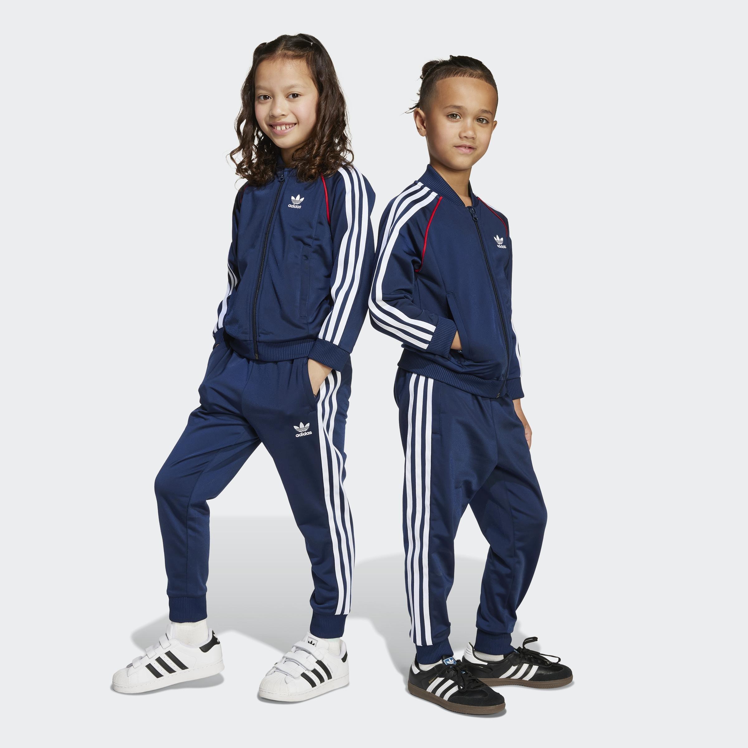 Kids Unisex Adicolor SST Track Suit, Blue, A701_ONE, large image number 7
