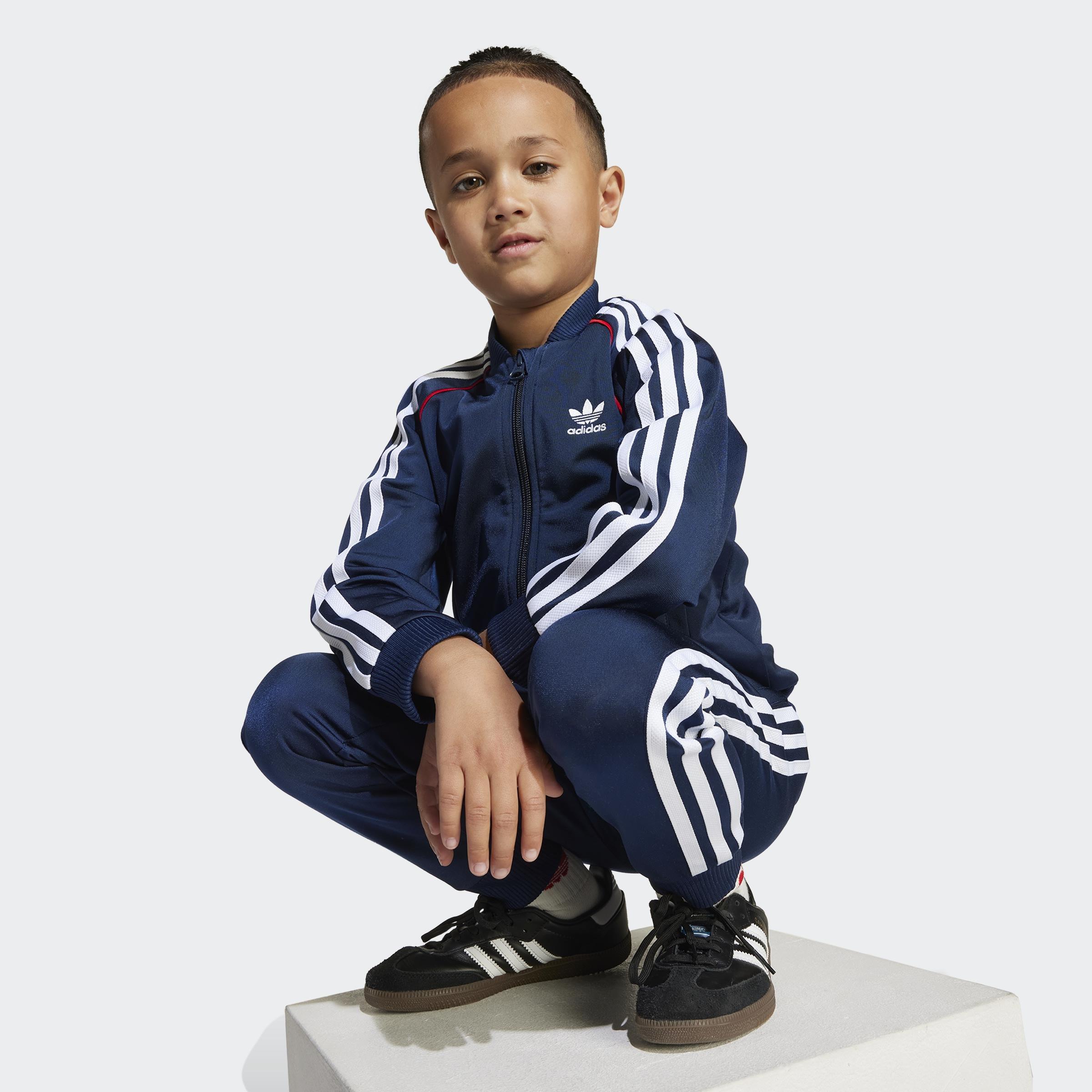 Kids Unisex Adicolor SST Track Suit, Blue, A701_ONE, large image number 8