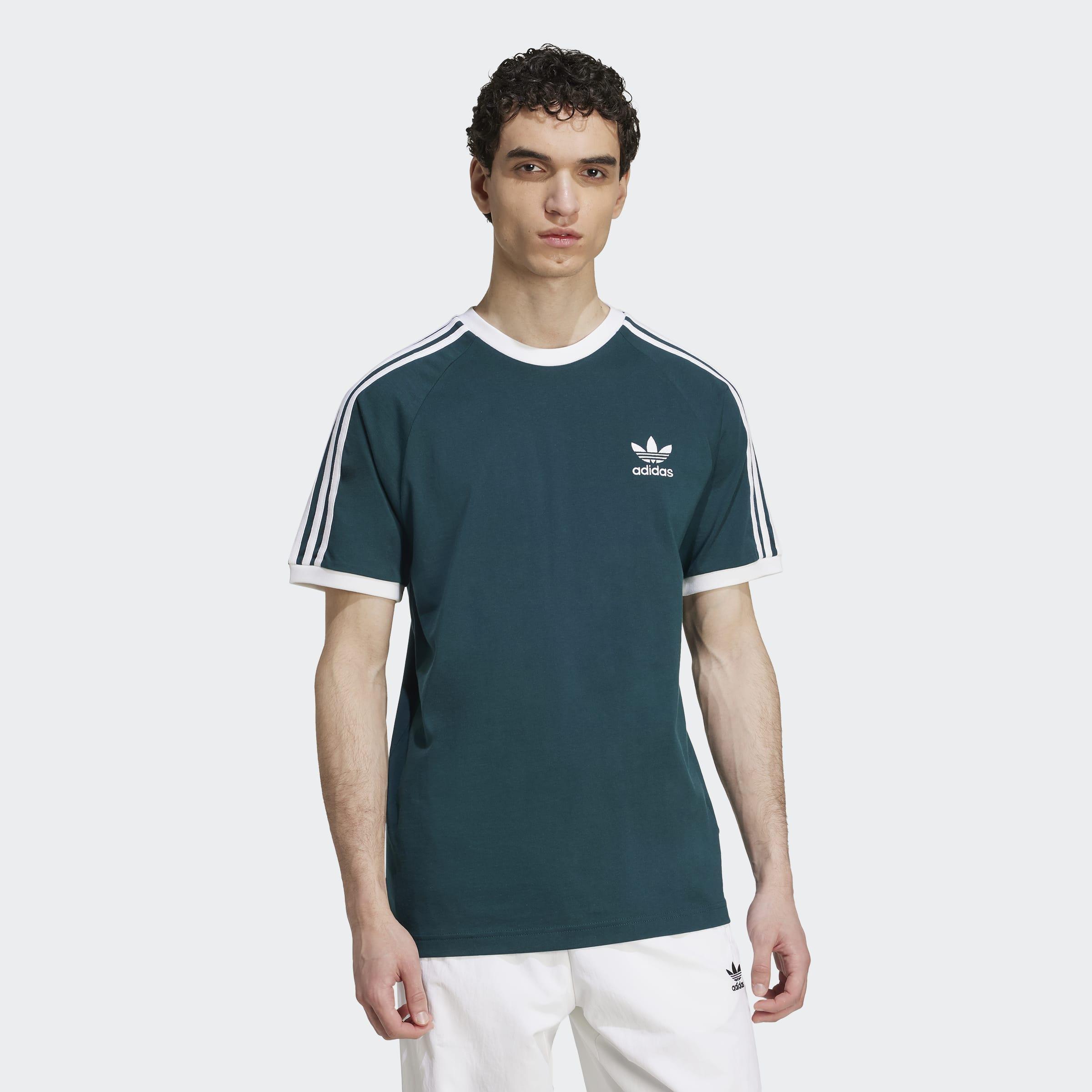 Adicolor Classics 3-Stripes T-Shirt, Green, A701_ONE, large image number 4