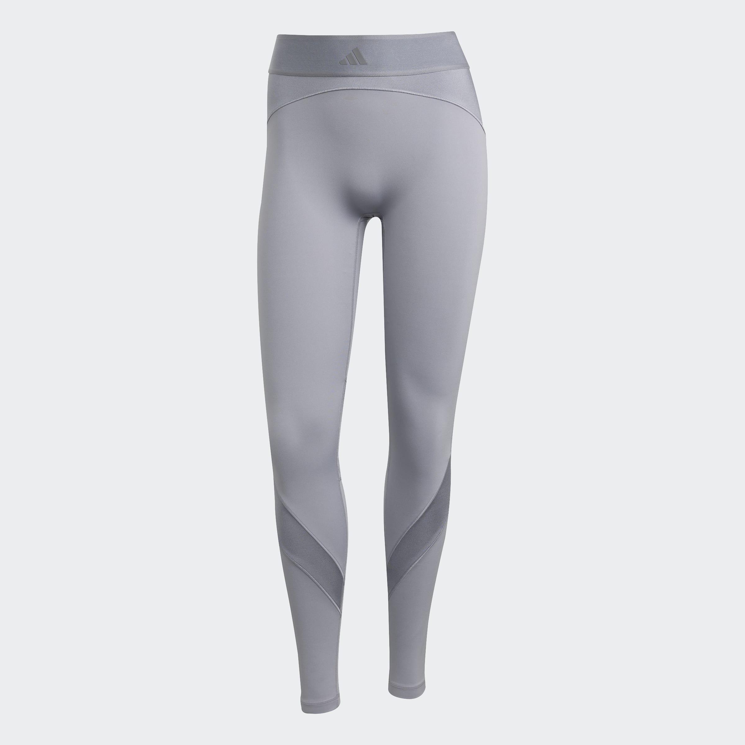 Hyperglam Shine Full-Length Leggings, Grey