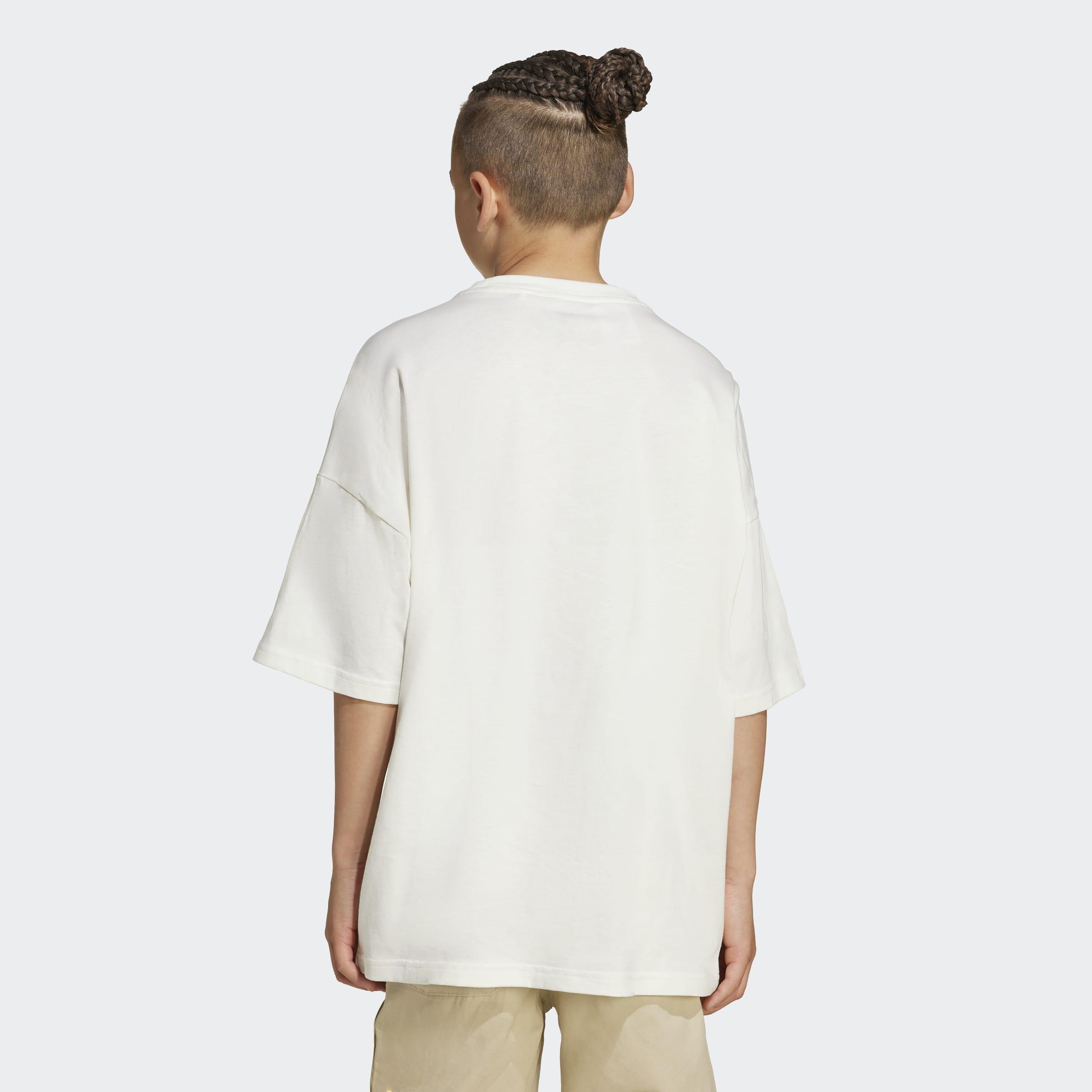 Kids Unisex Flames T-Shirt, White, A701_ONE, large image number 2