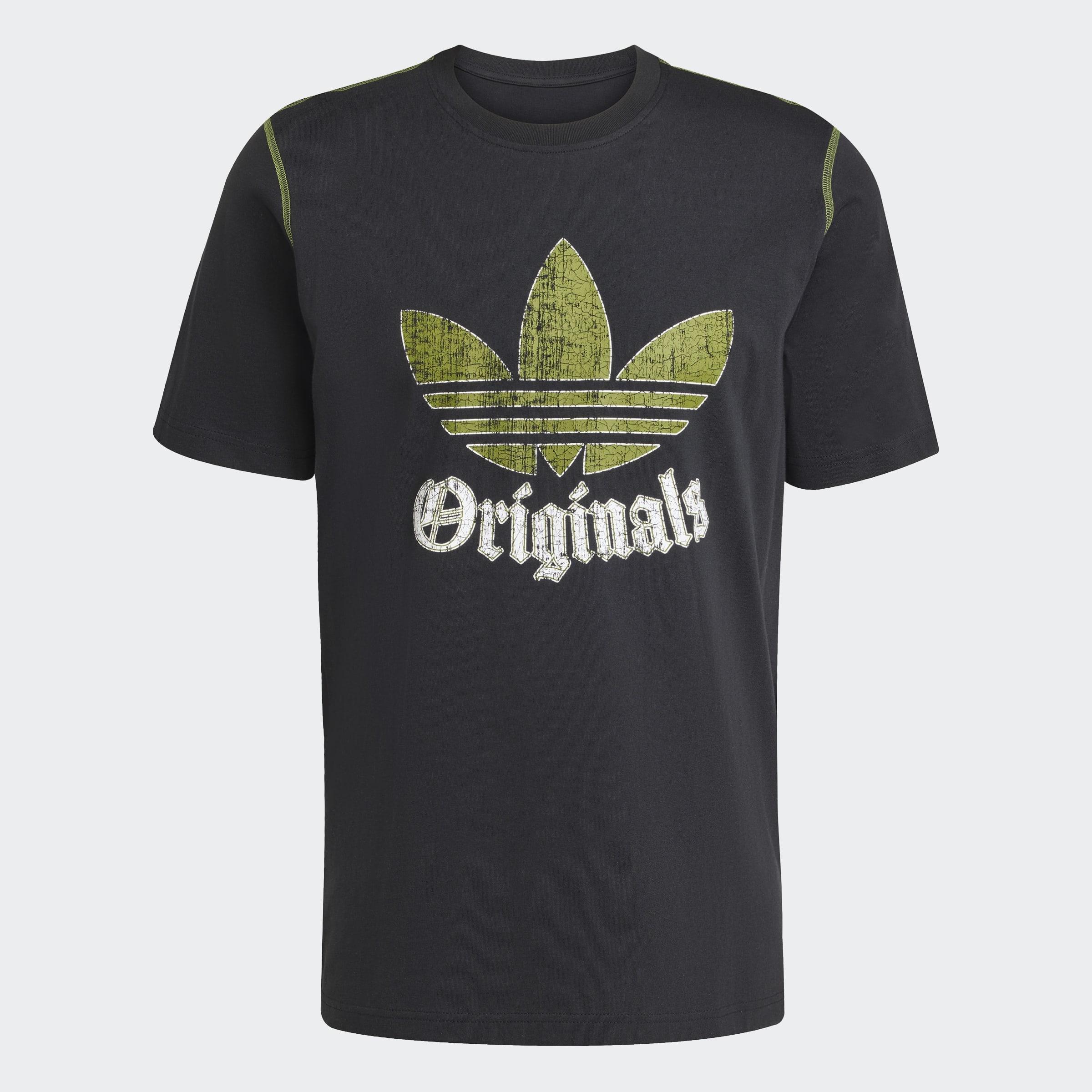Distressed Graphic T-Shirt, Black, A701_ONE, large image number 0