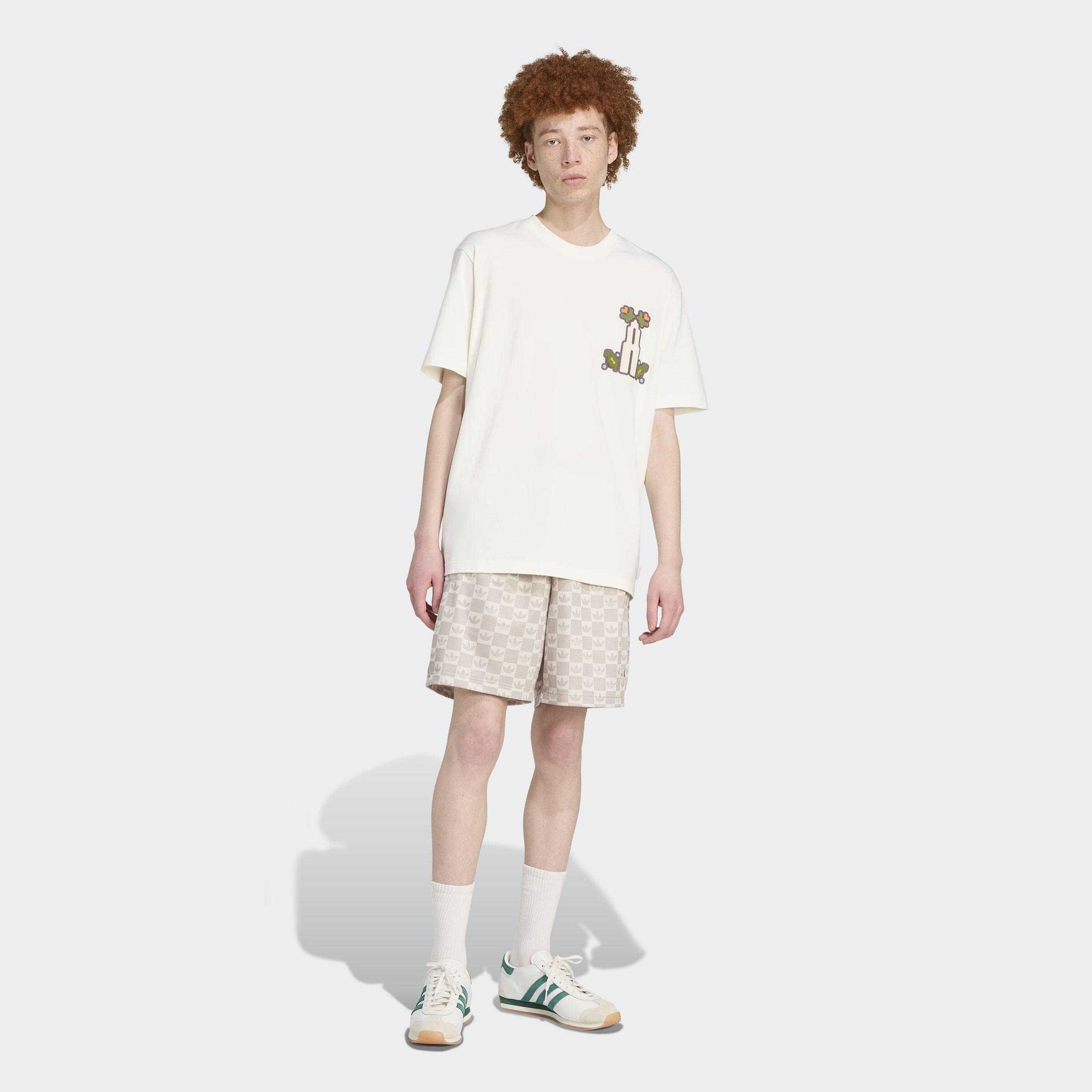 Monogram Loose T-Shirt, White, A701_ONE, large image number 4