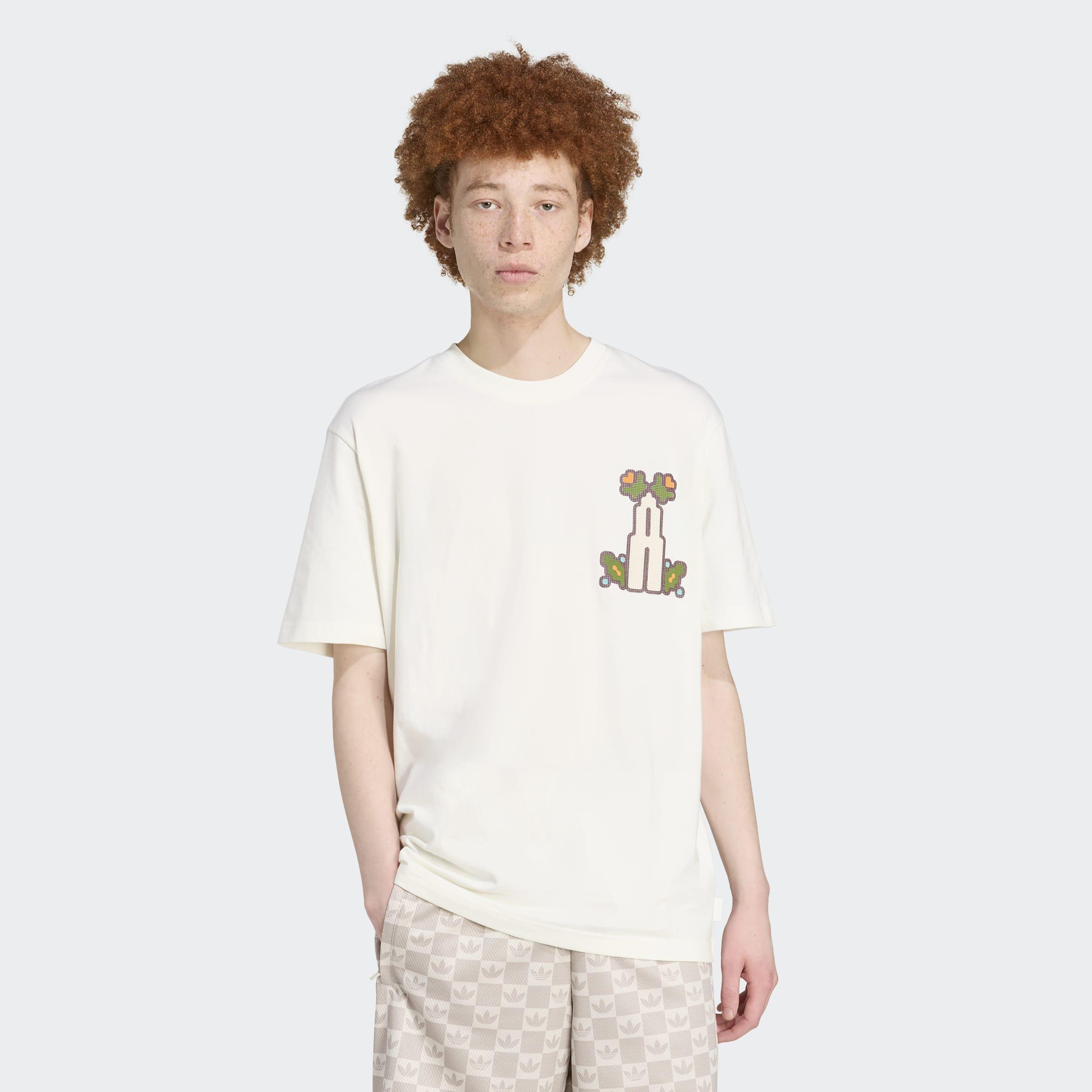 Monogram Loose T-Shirt, White, A701_ONE, large image number 5