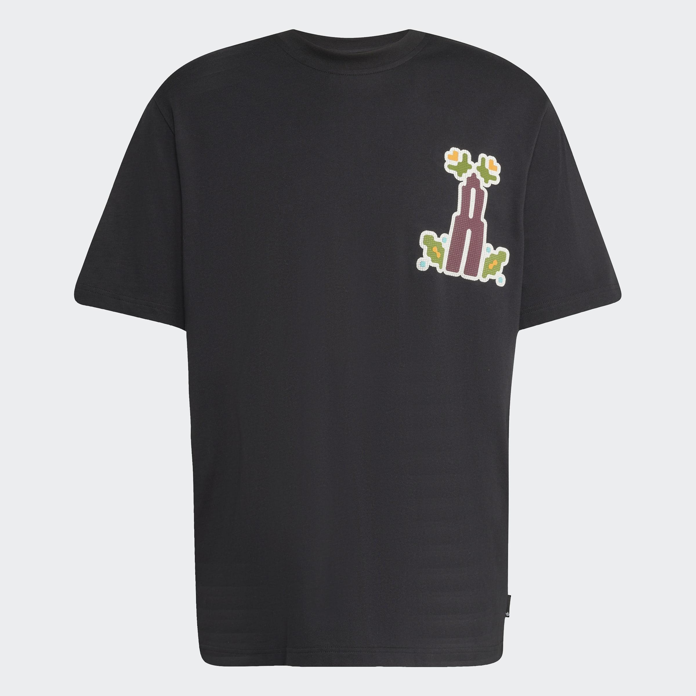 Monogram Loose T-Shirt, Black, A701_ONE, large image number 0